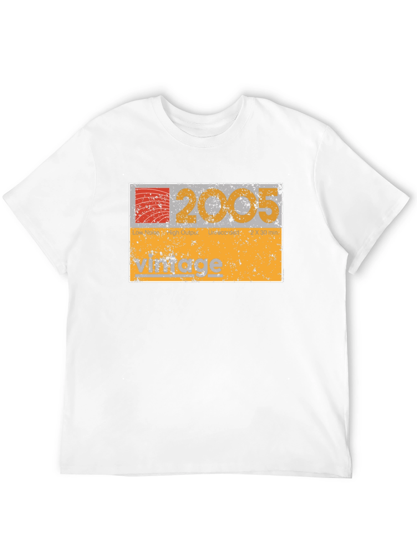 Black Vintage 2005 Cassette Tape Style Graphic Tee view 12