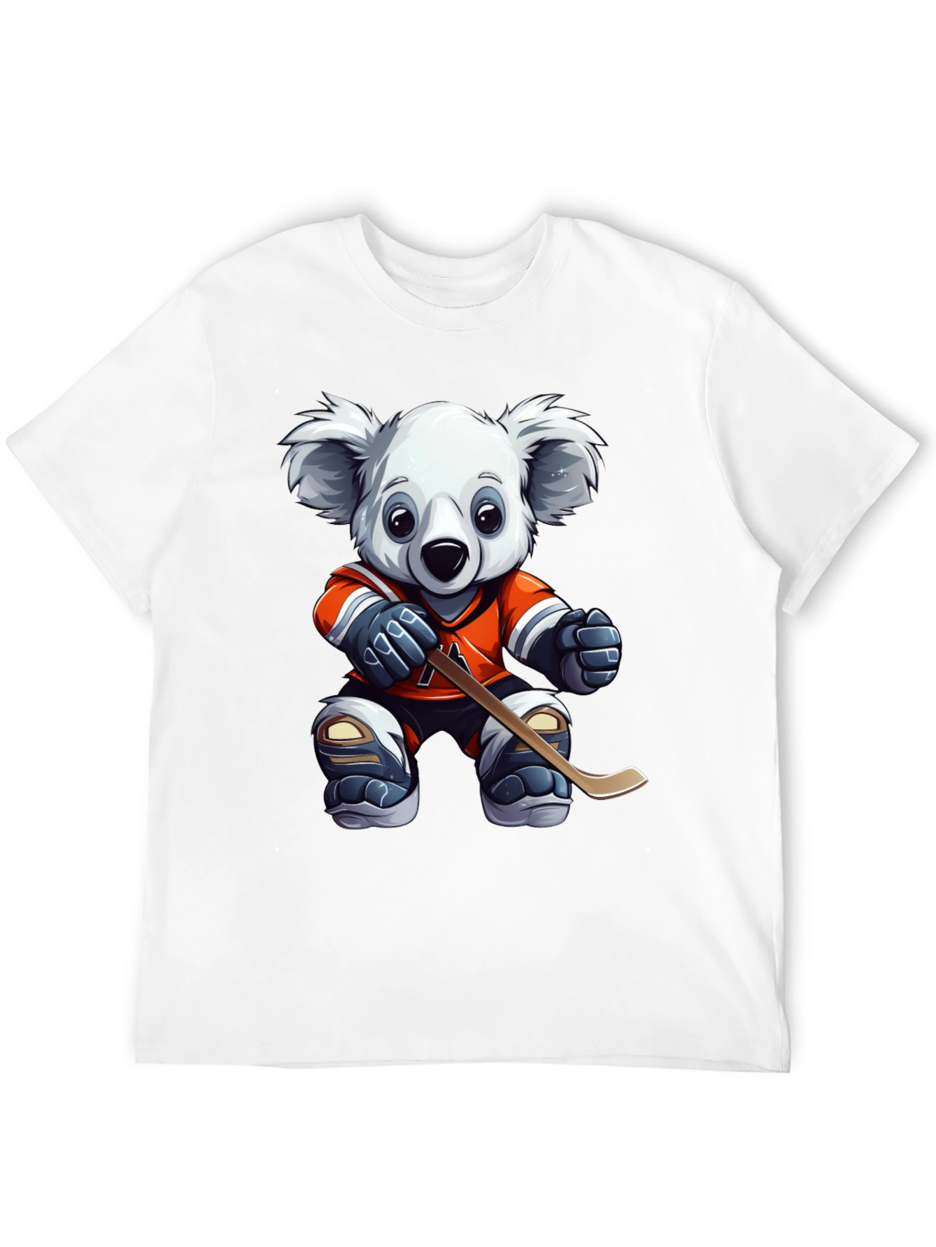 Koala Hockey Player Graphic Tee - Black - 12