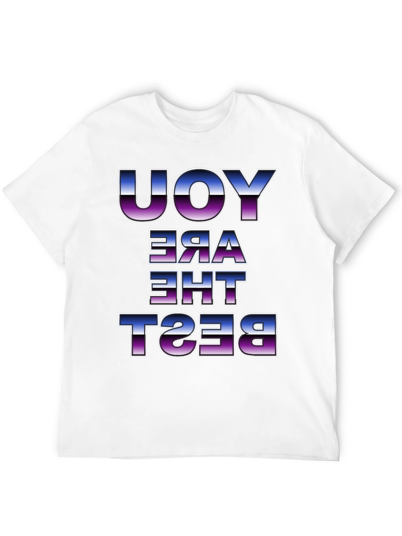 Black You Are The Best Graphic Tee - Black Cotton Blend view 12