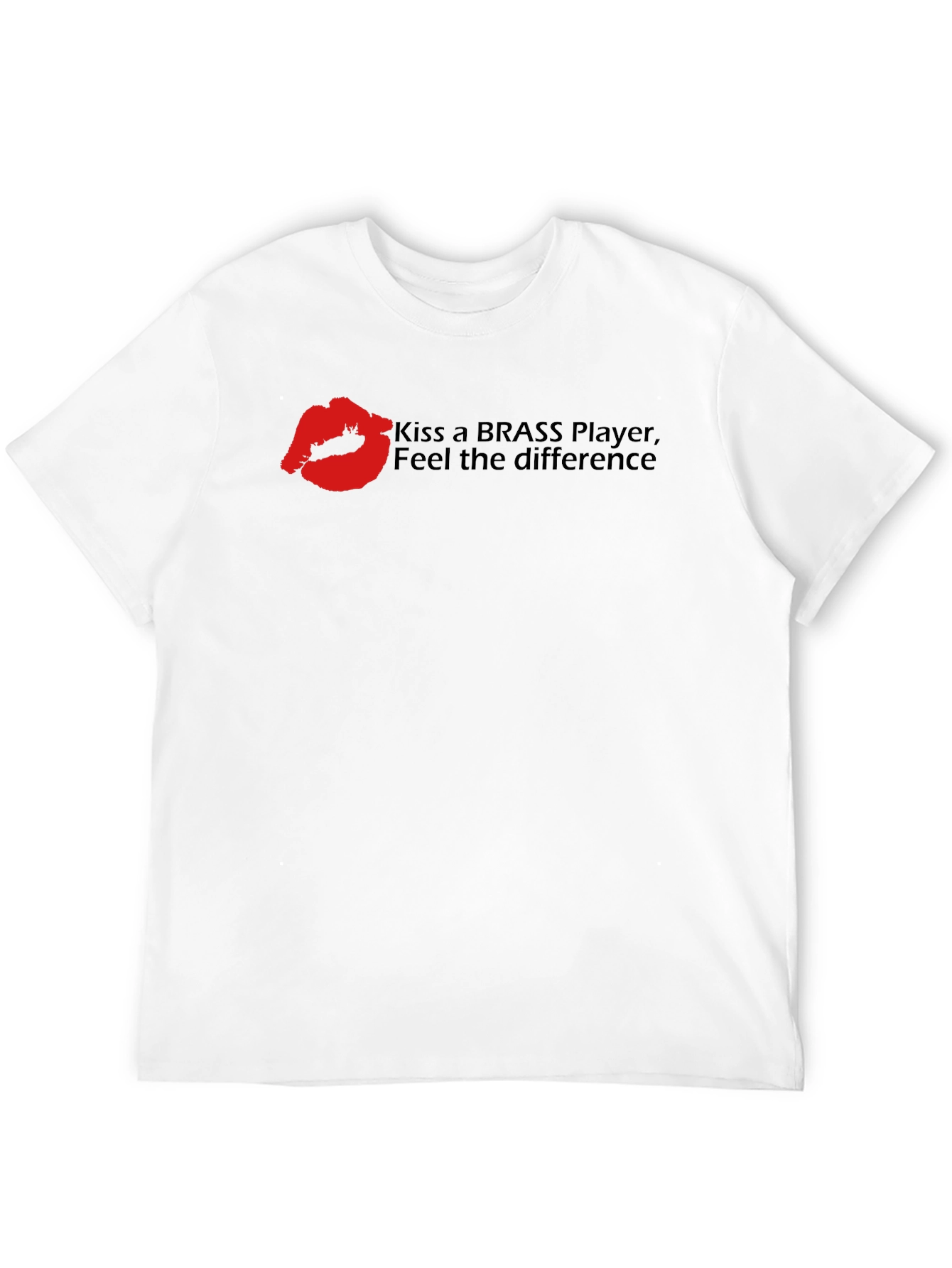 Black Kiss a Brass Player T-Shirt - Feel the Difference! view 12