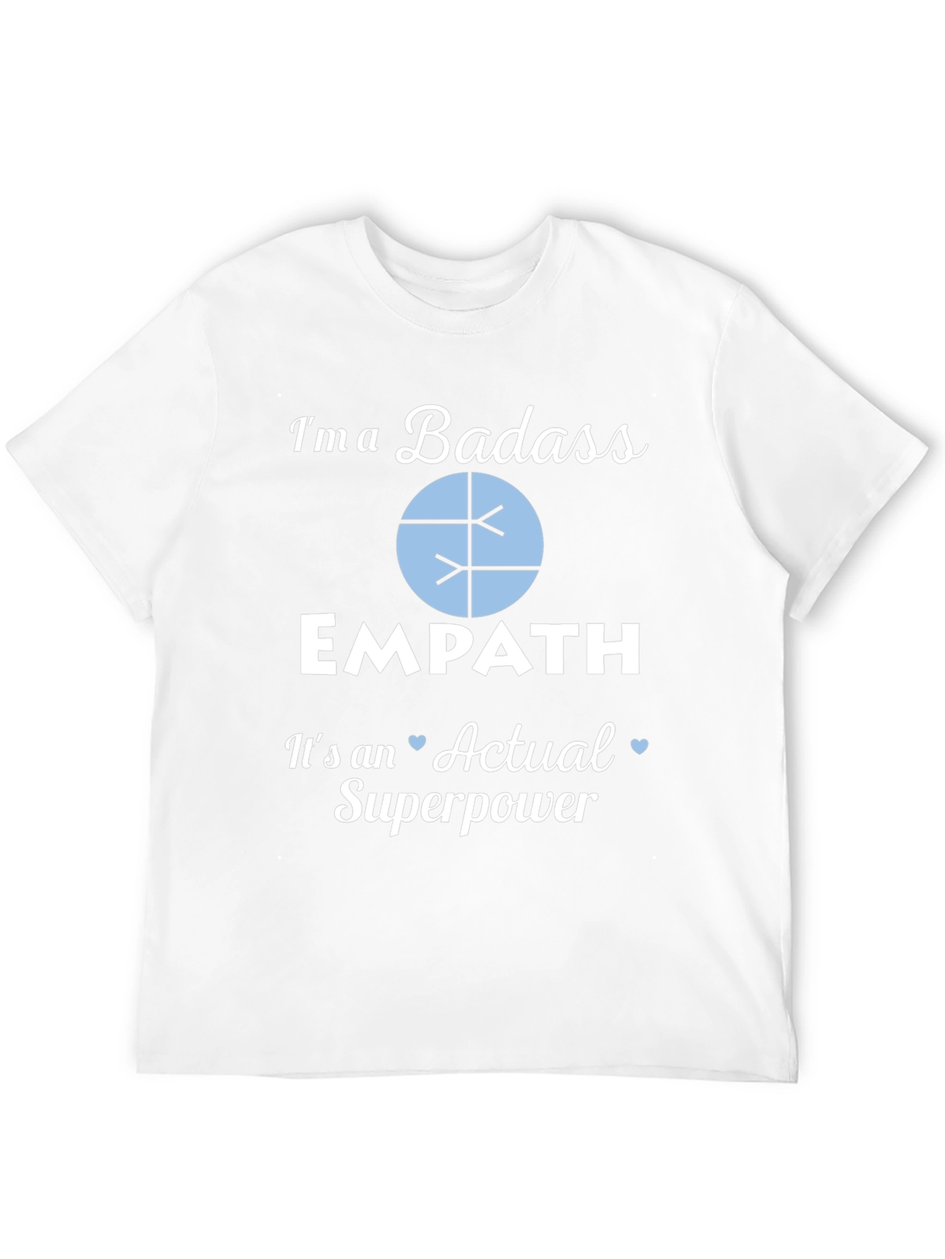 Black Badass Empath Superpower T-Shirt - Unisex view 12