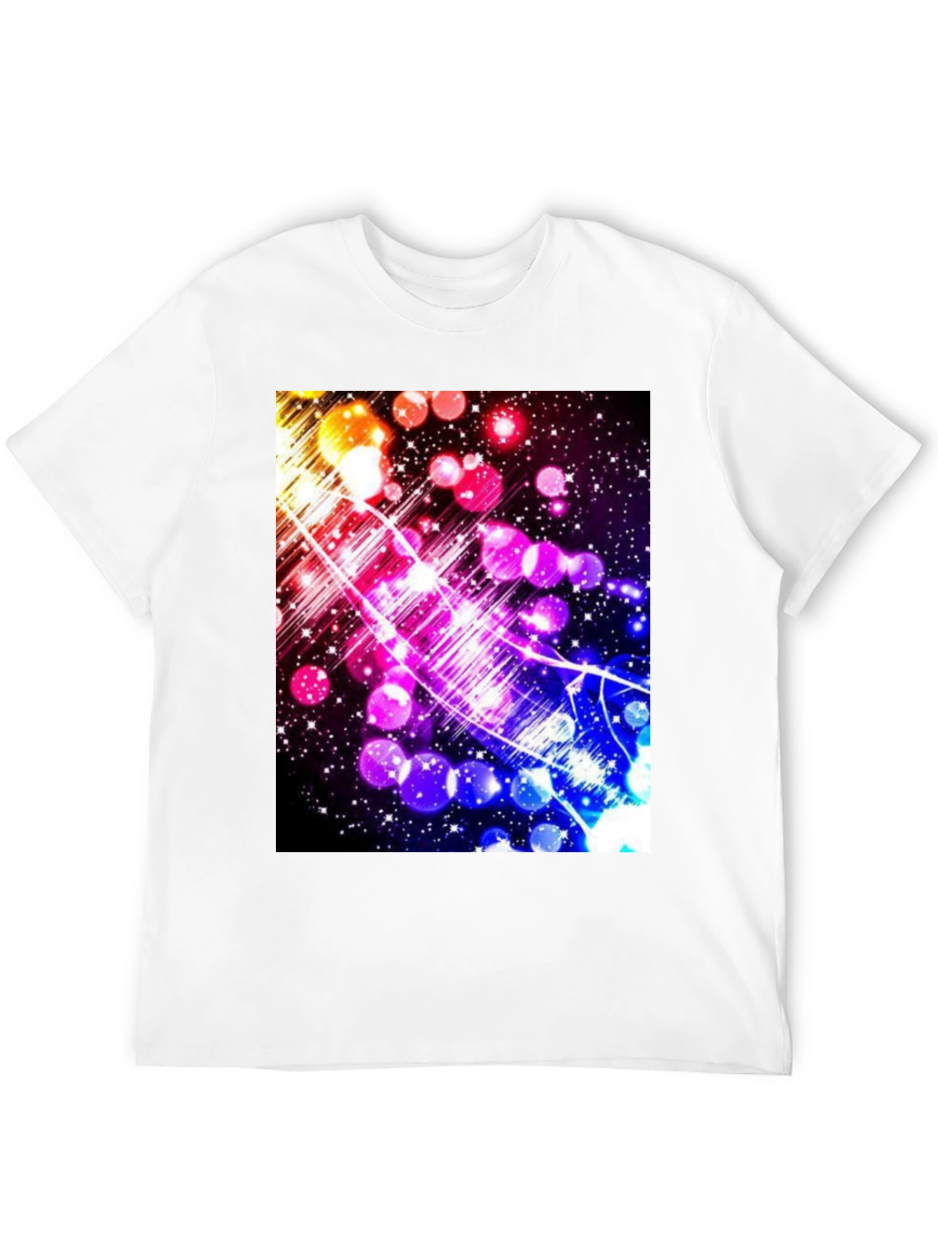 Black Galaxy Starry Sky T-Shirt view 12