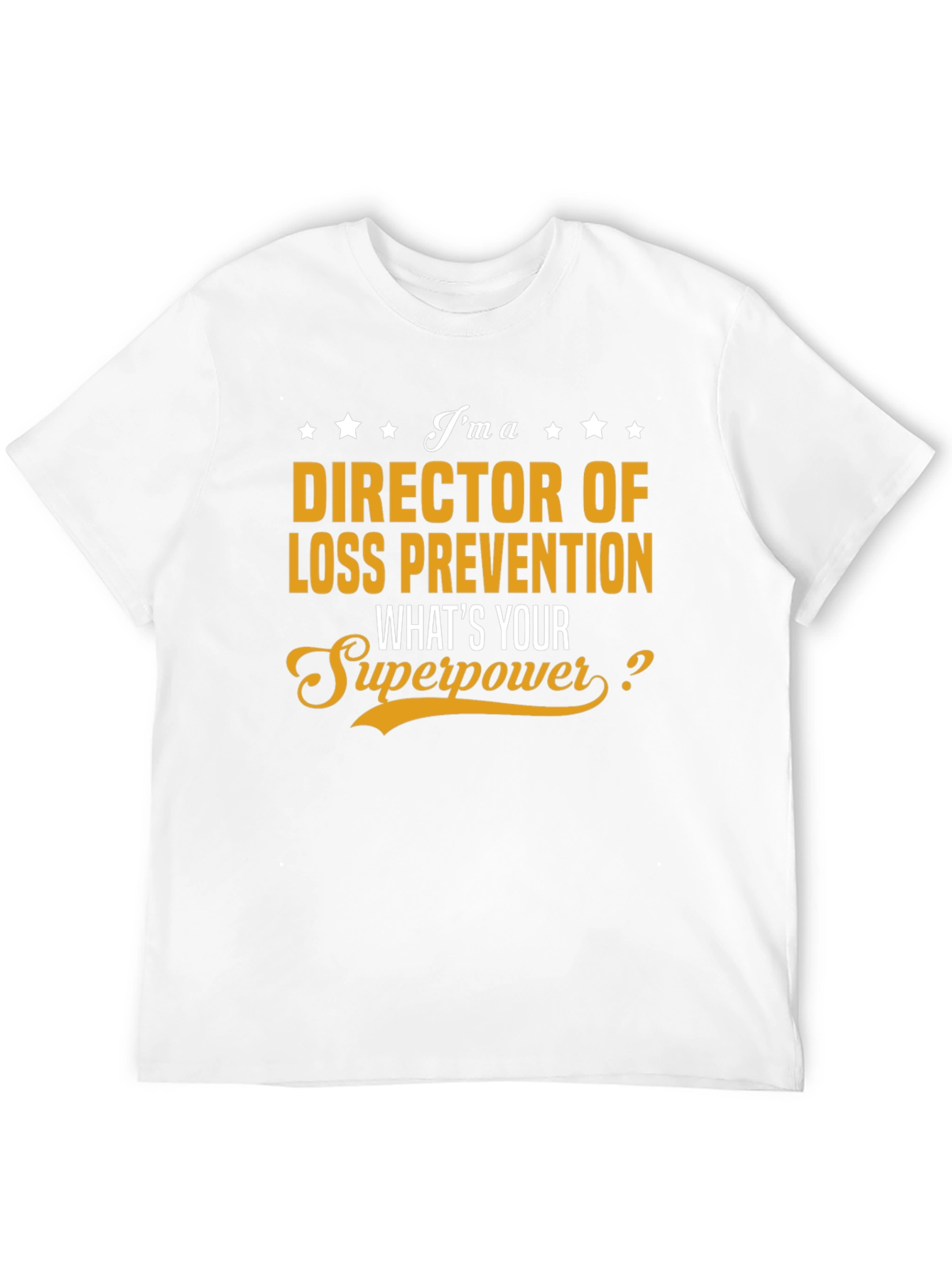 Black Director of Loss Prevention Superpower T-Shirt view 12