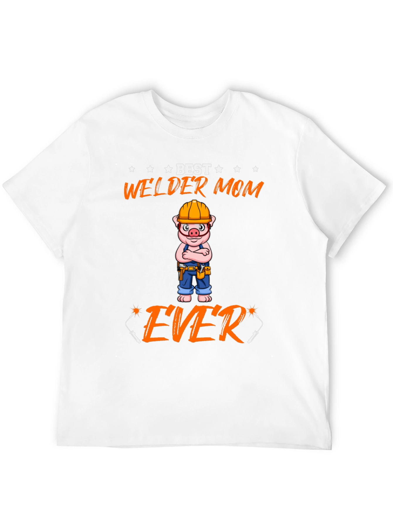Black Best Welder Mom Ever T-Shirt - Novelty Graphic Tee view 12