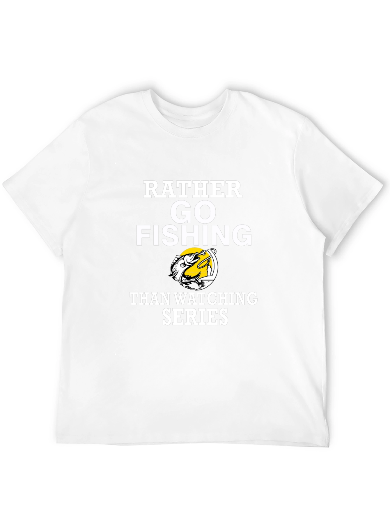 Black Rather Go Fishing T-Shirt Funny Angler Tee view 12