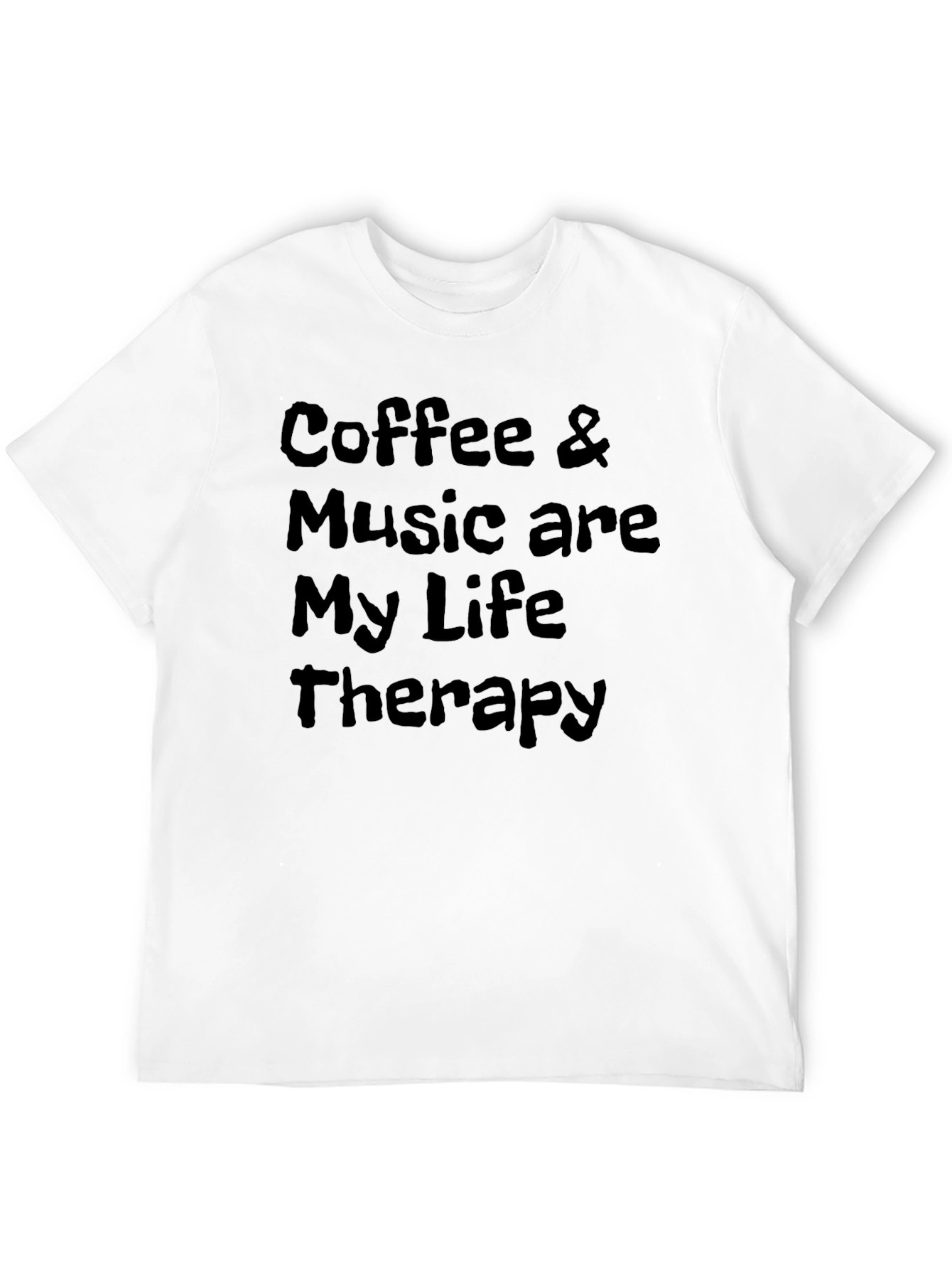 Black Coffee & Music Therapy T-Shirt view 12