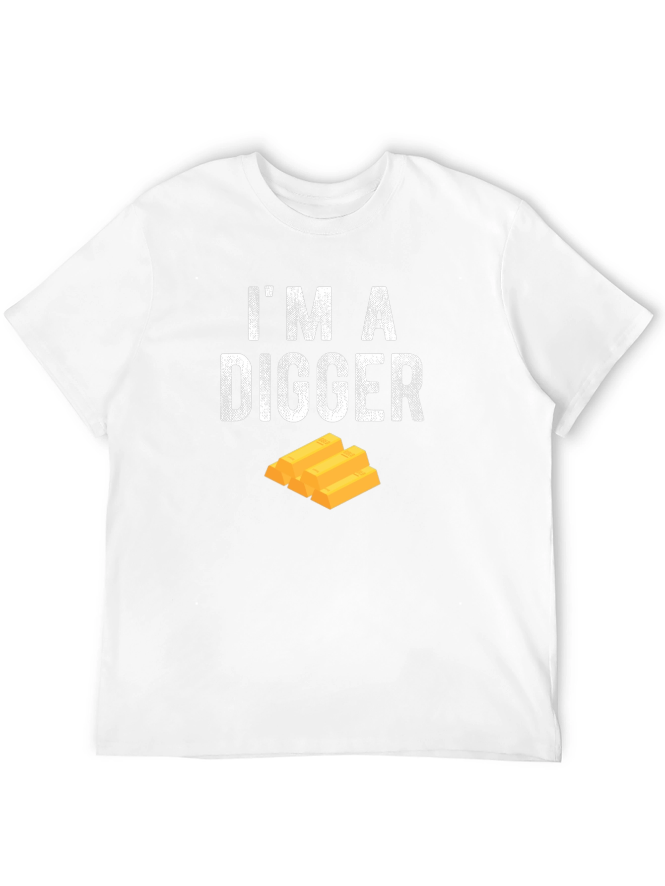 Black I'm A Digger T-Shirt Gold Humor Funny Job Tee view 12