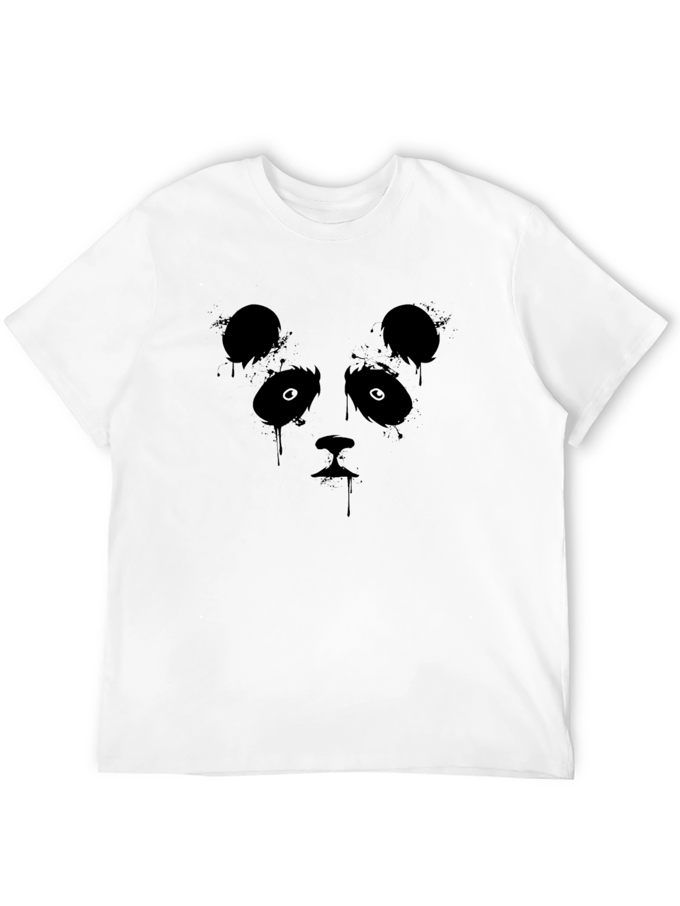 Black Panda Graphic Black T-Shirt view 12