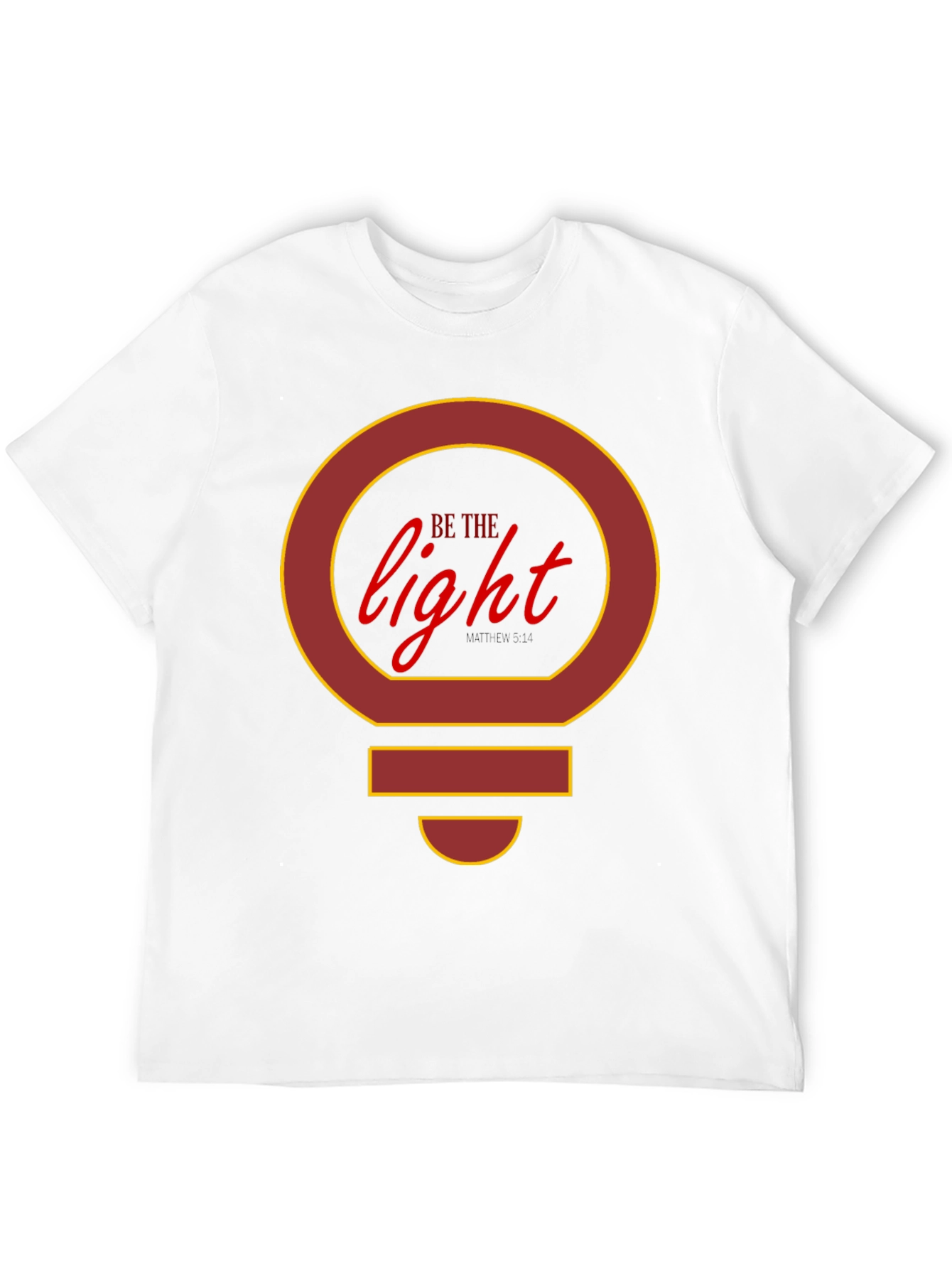 Black Be The Light T-Shirt - Graphic Tee view 12