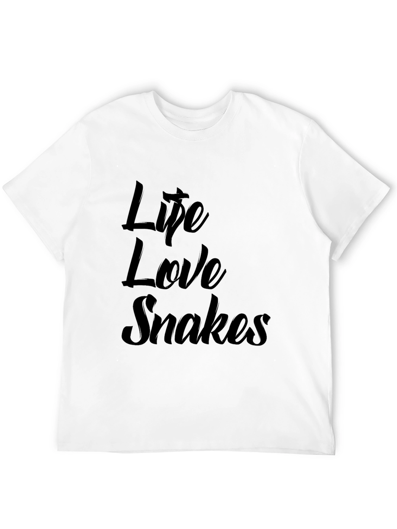 Black Life Love Snakes Graphic Tee - Soft Cotton Blend view 12