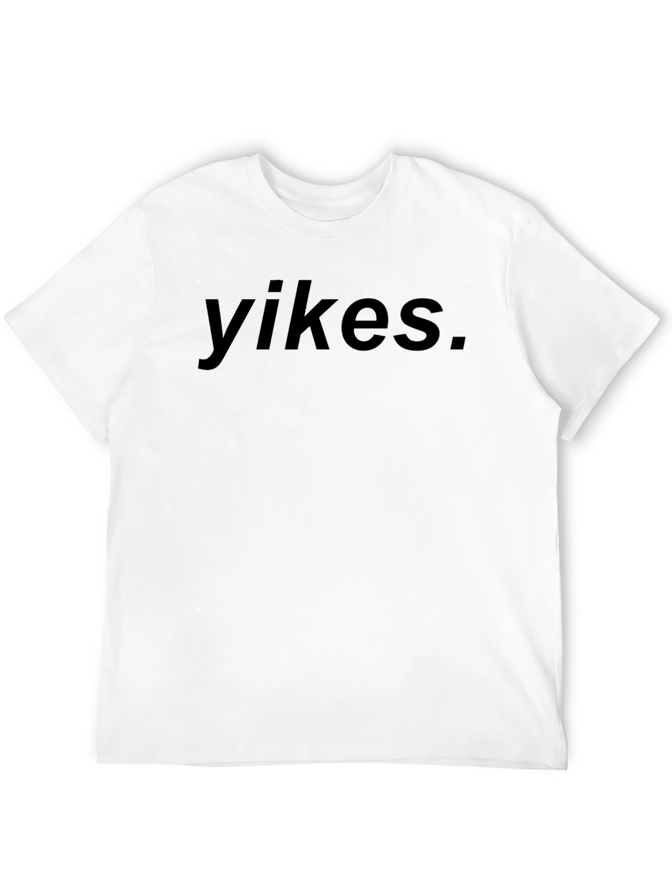 Black Yikes Graphic T-Shirt - Black Casual Tee view 12