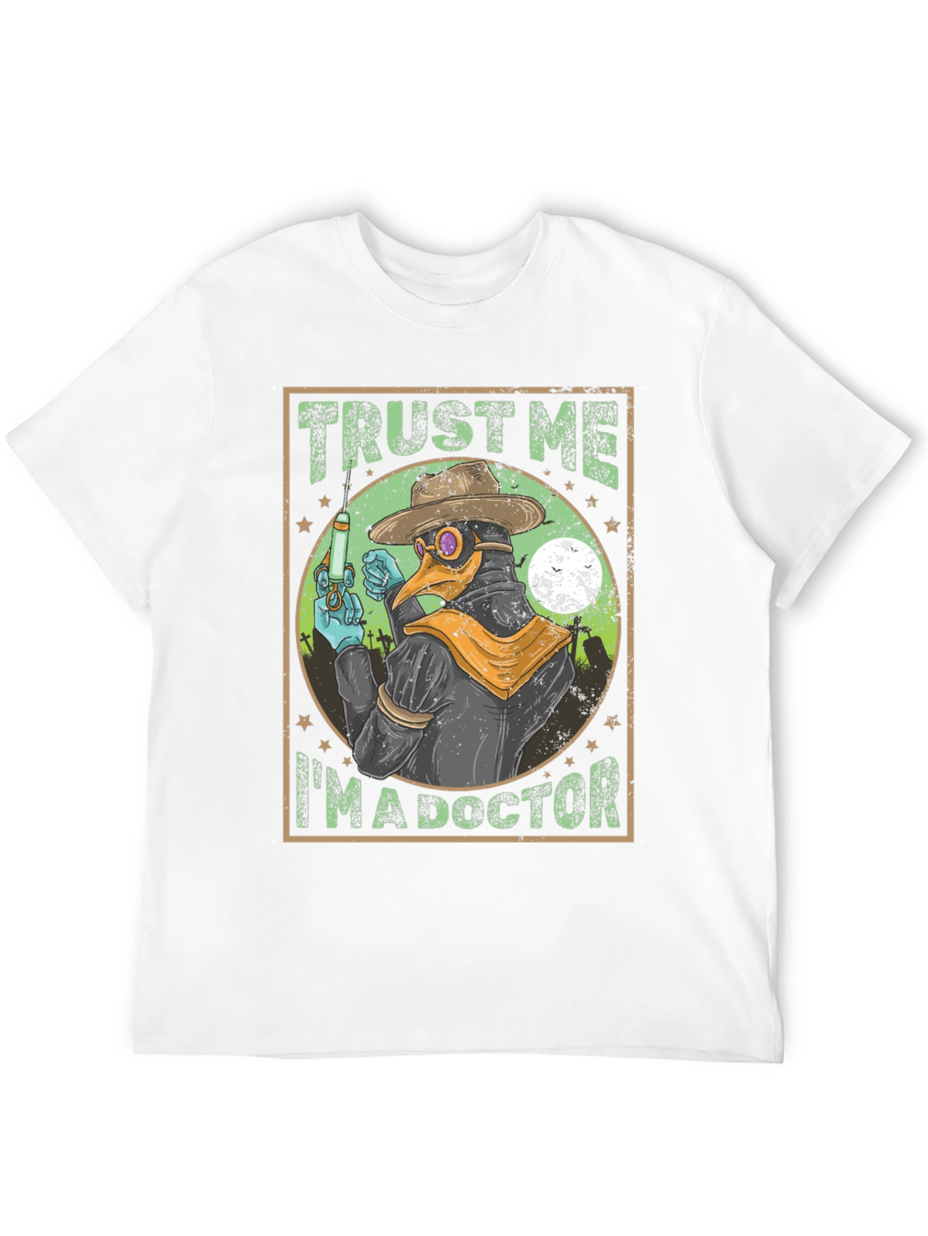 Black Plague Doctor T-Shirt - Trust Me I'm a Doctor! view 12