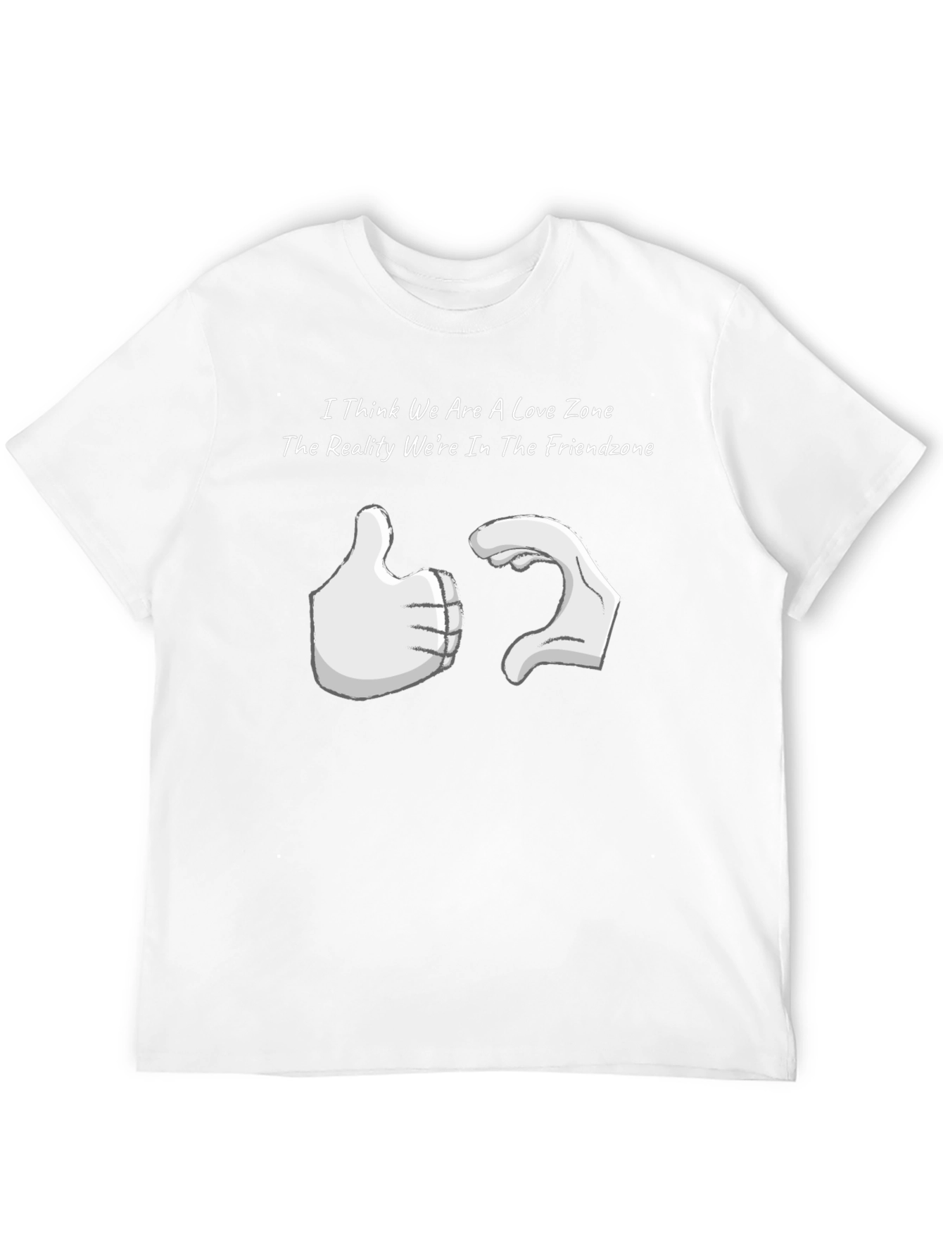 Black Love Zone Friendzone T-Shirt view 12