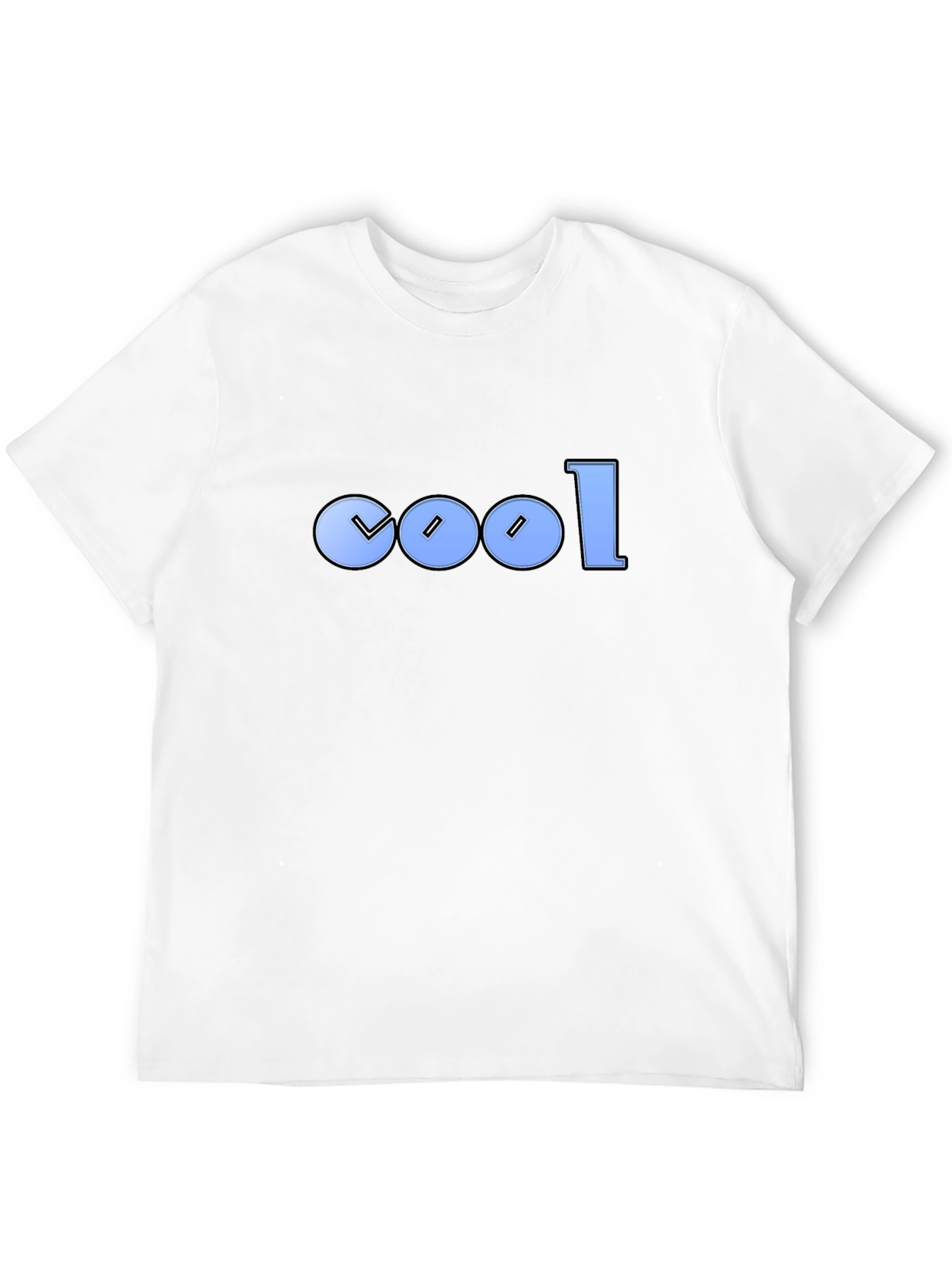 Black Cool Graphic Tee - Black Cotton T-Shirt view 12