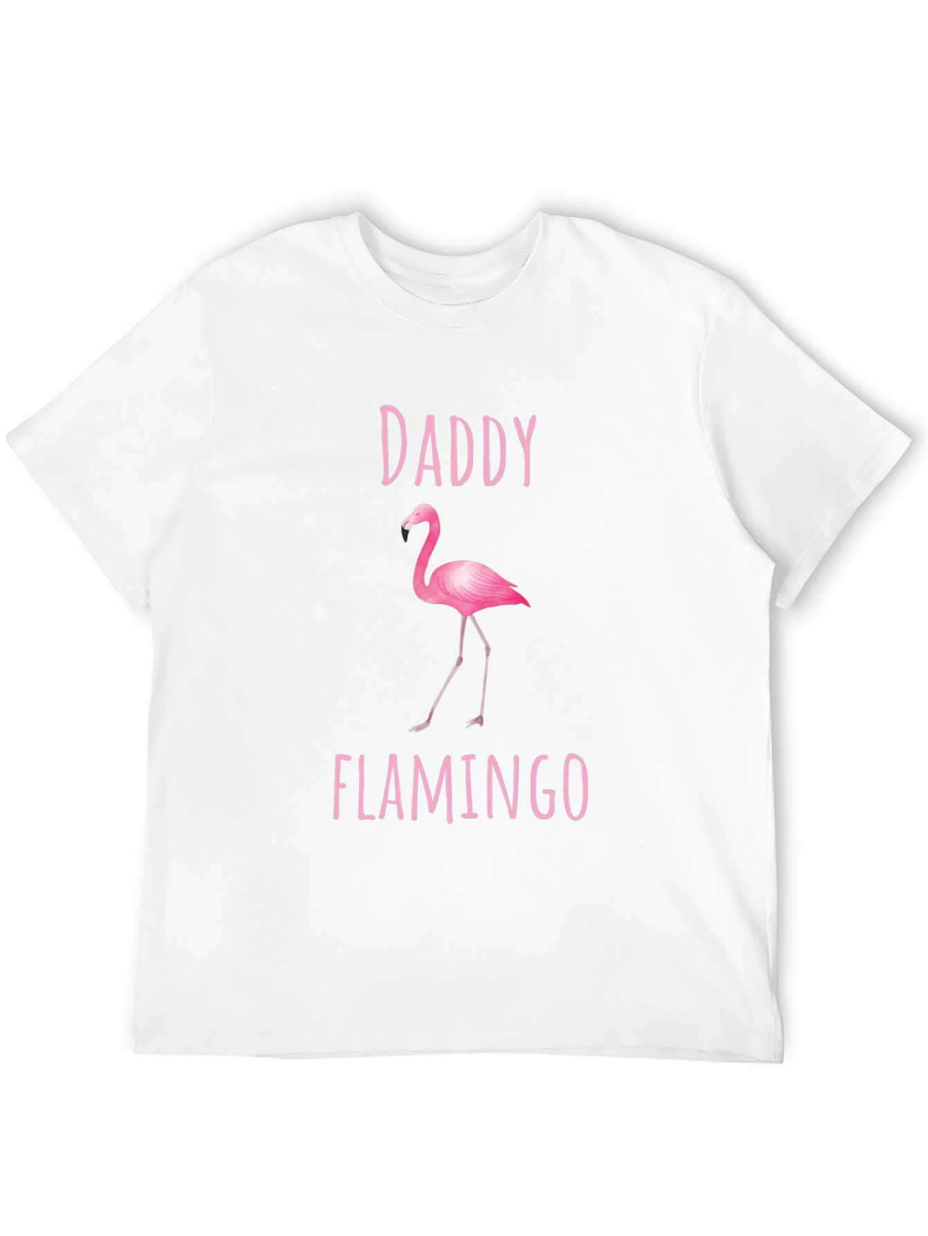 Black Daddy Flamingo Graphic Tee - Black Cotton Shirt view 12