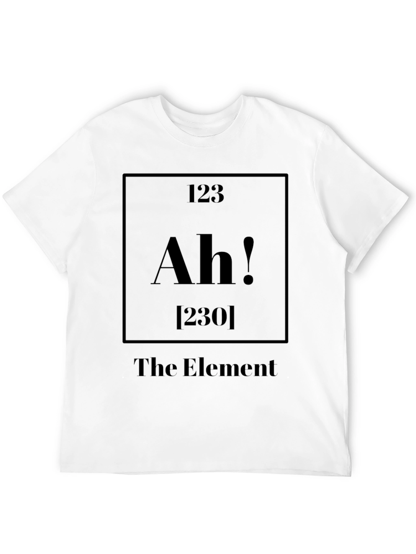 Black Ah! The Element Graphic T-Shirt - Black view 12