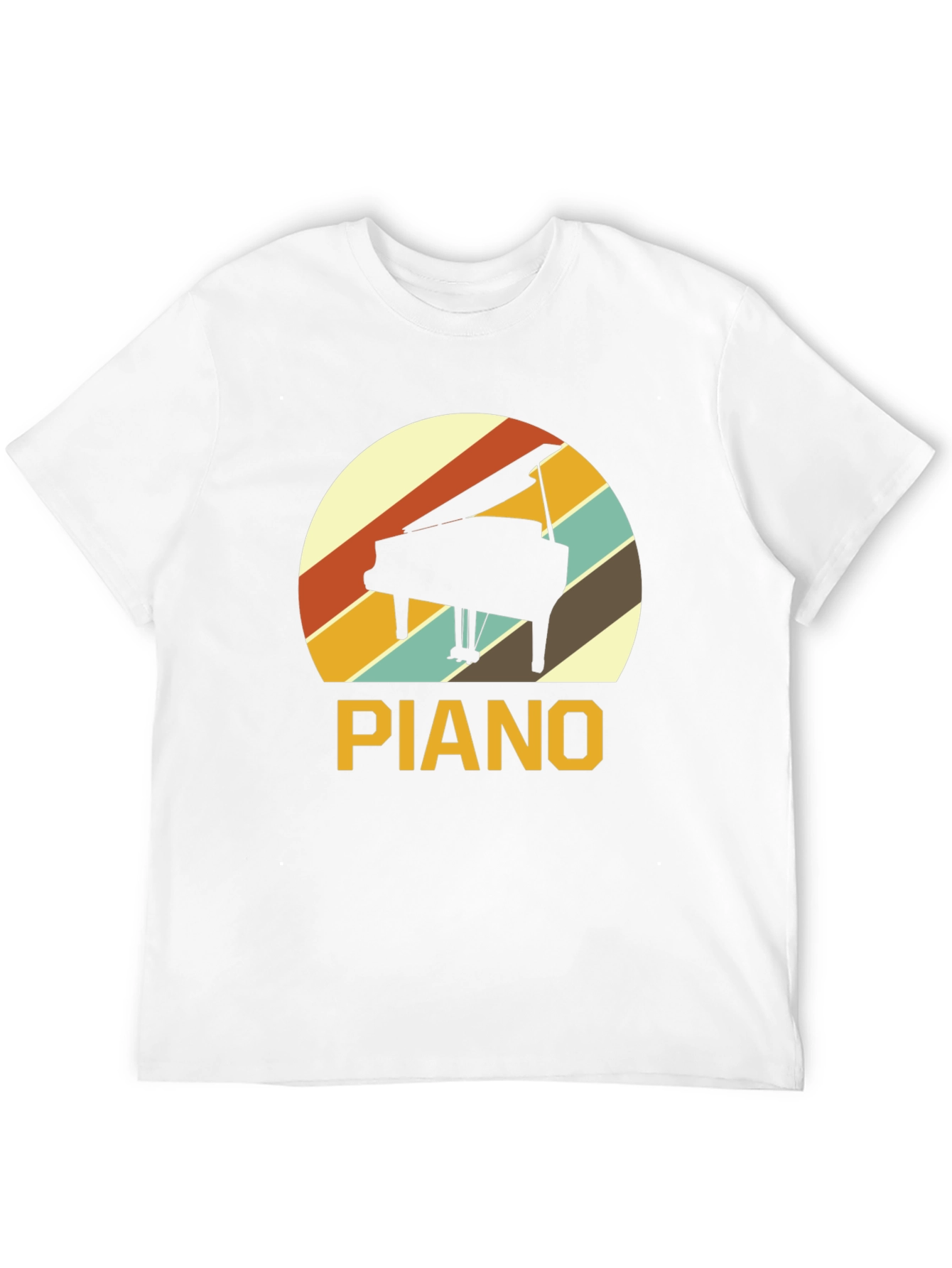 Black Retro Piano T-Shirt - Music Lover Tee view 12