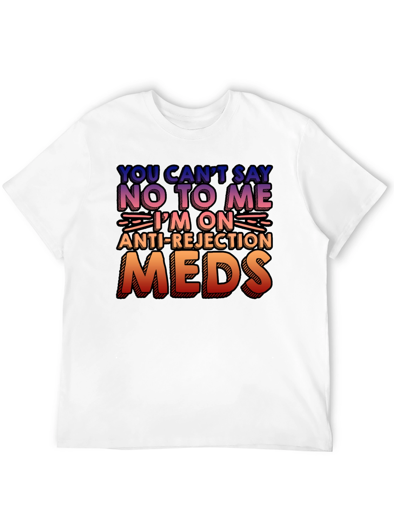 Black Anti-Rejection Meds Graphic Tee view 12
