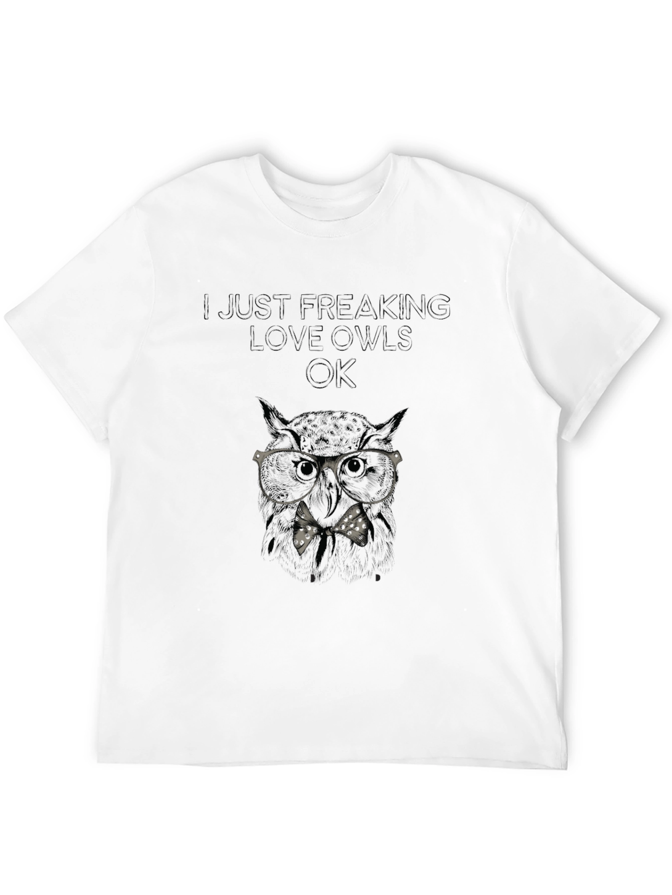 Black Owl Lover Graphic T-Shirt - Unique Design view 12