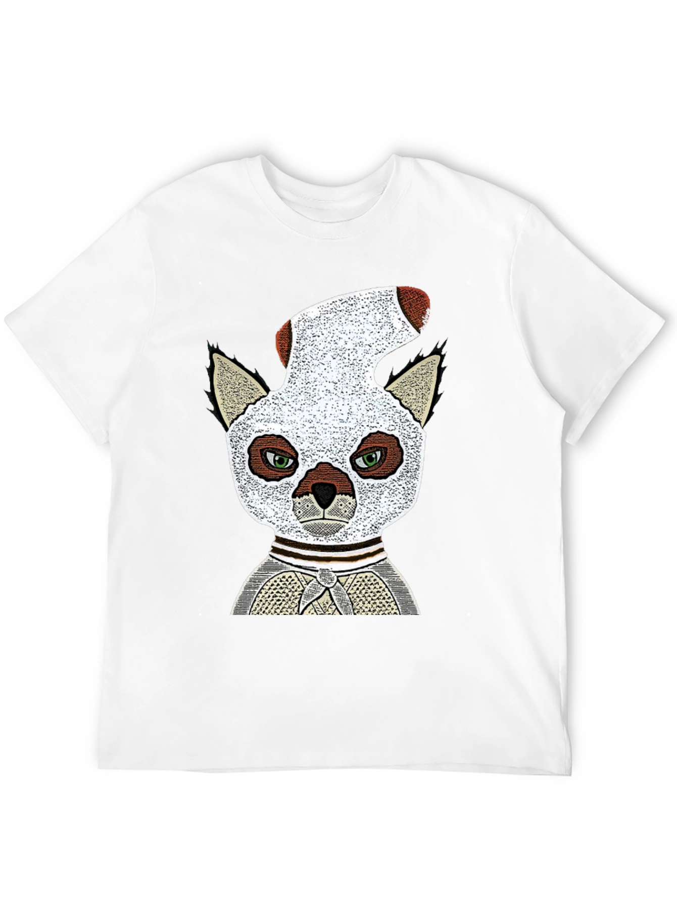 Black Lemur Sock-Head Graphic Tee - Unique, Comfy view 12
