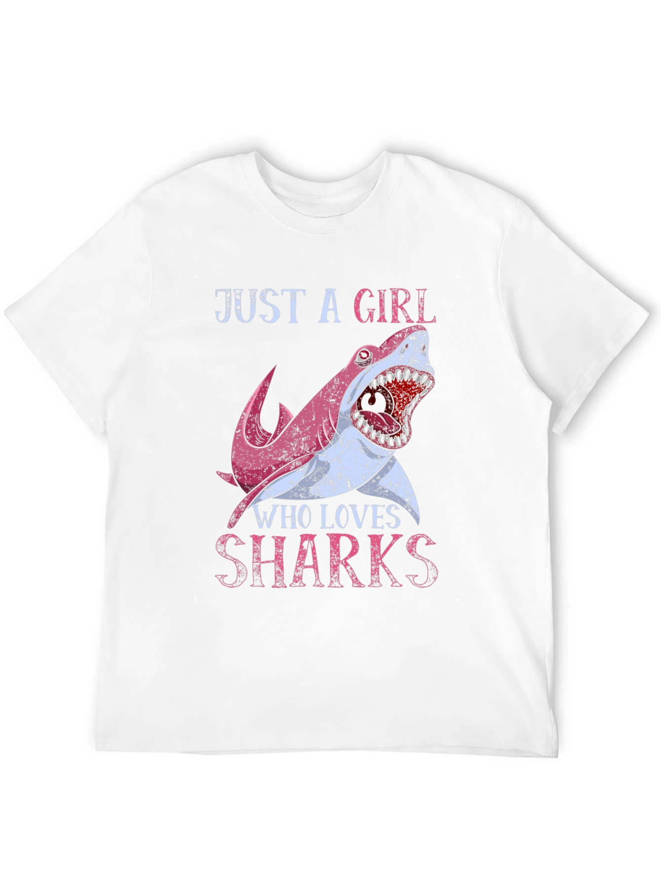 Black Girl Loves Sharks T-Shirt - Novelty Graphic Tee view 12