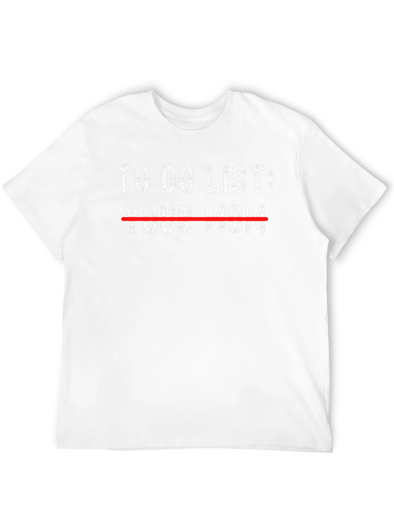 Black Funny 'To Do List: Your Mom' Graphic T-Shirt view 12