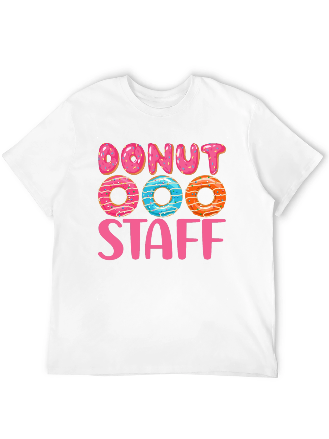 Black Donut Staff Graphic T-Shirt view 12