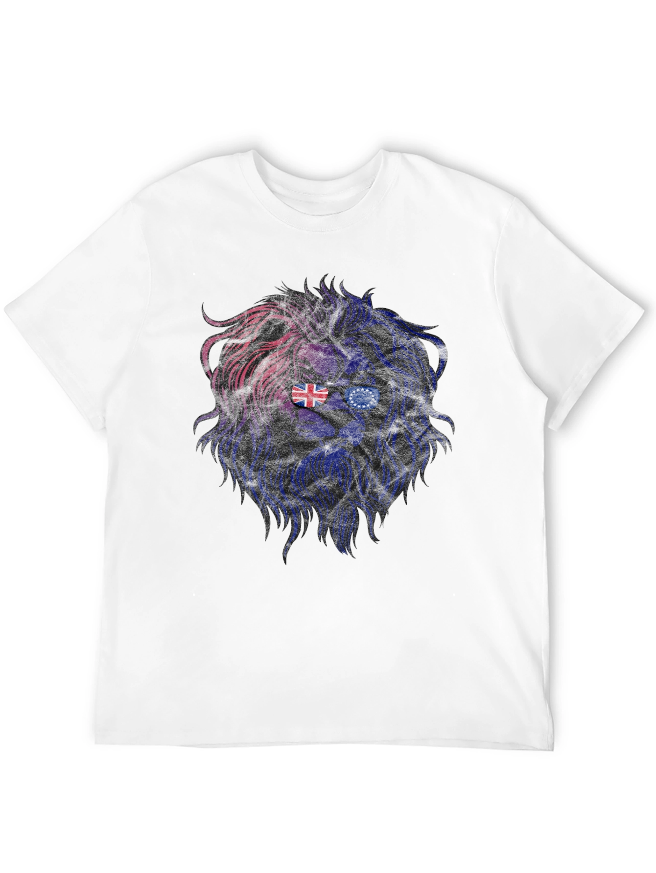 Black Lion Head Graphic Tee view 12