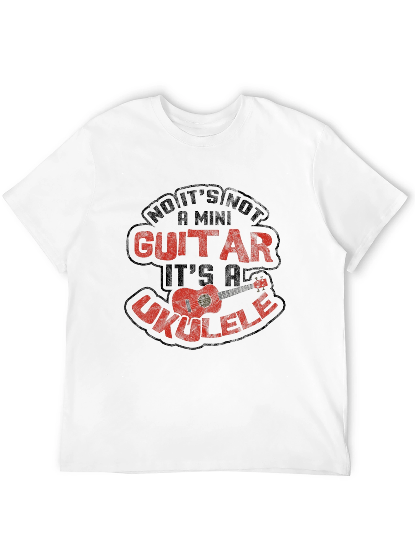 Black Ukulele T-Shirt - Funny Music Lover Tee view 12