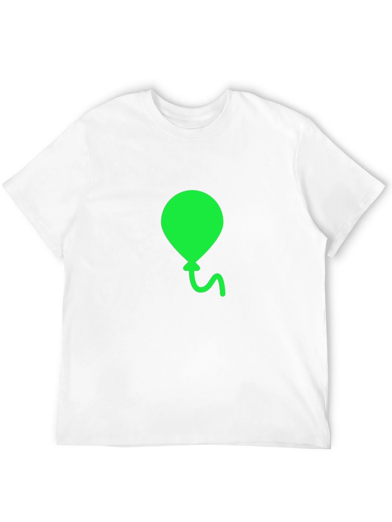 Black Green Balloon Graphic Tee - Casual Comfort view 12