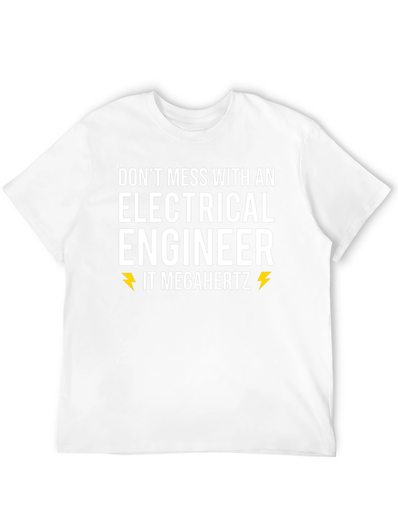 Black Electrical Engineer IT Megahertz T-Shirt view 12