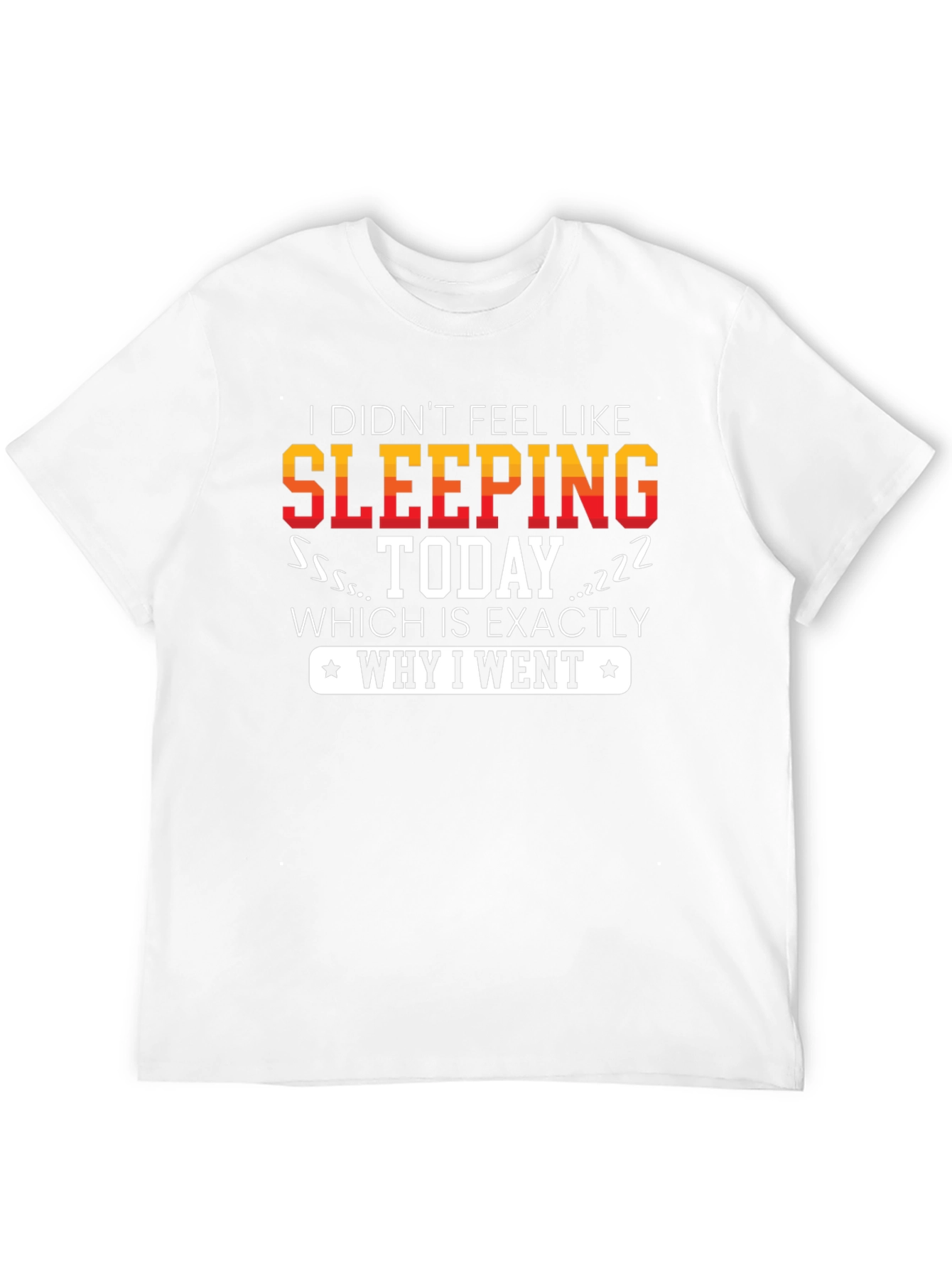 Black Funny Sleep Deprived T-Shirt view 12