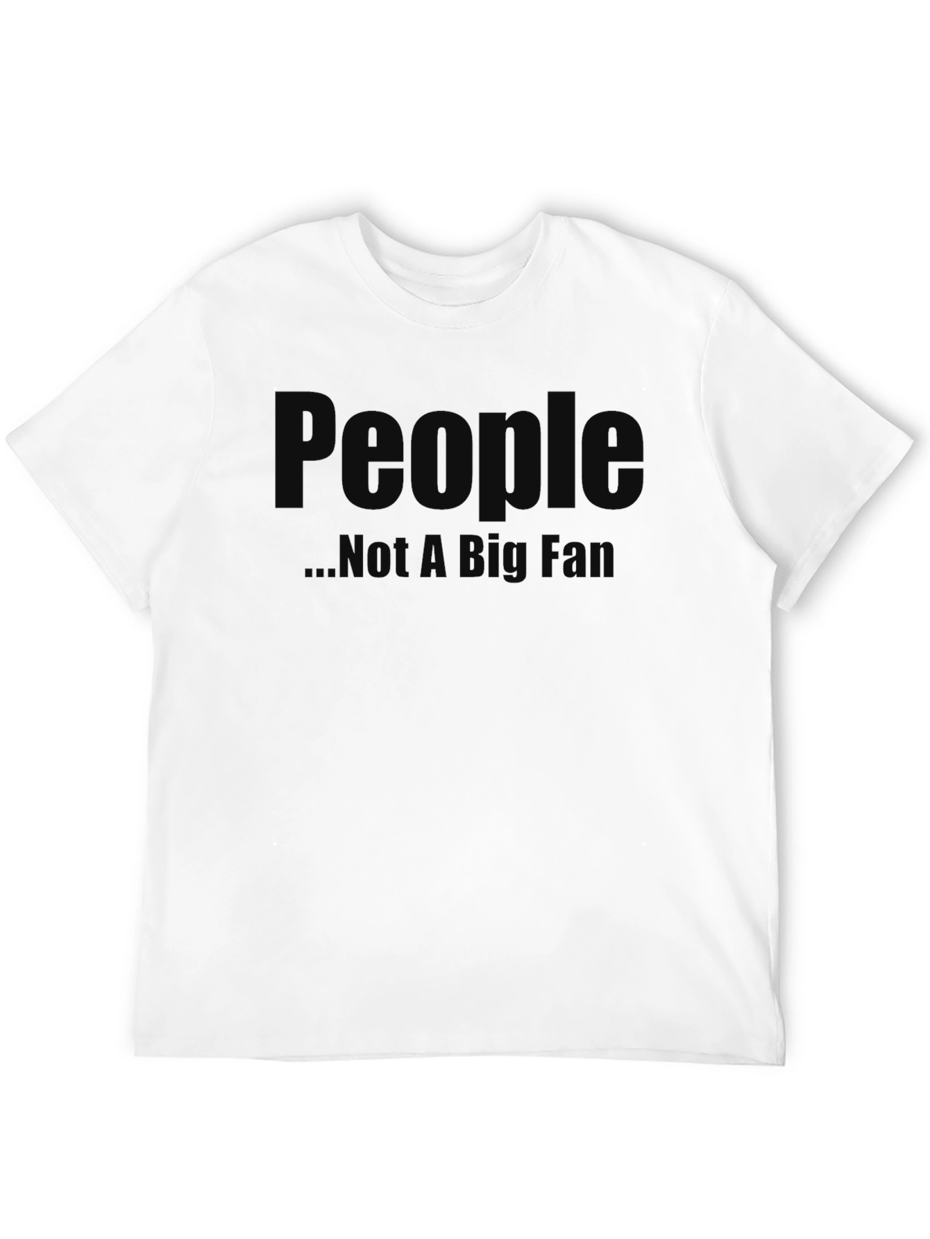 Black People... Not a Big Fan Graphic T-Shirt view 12