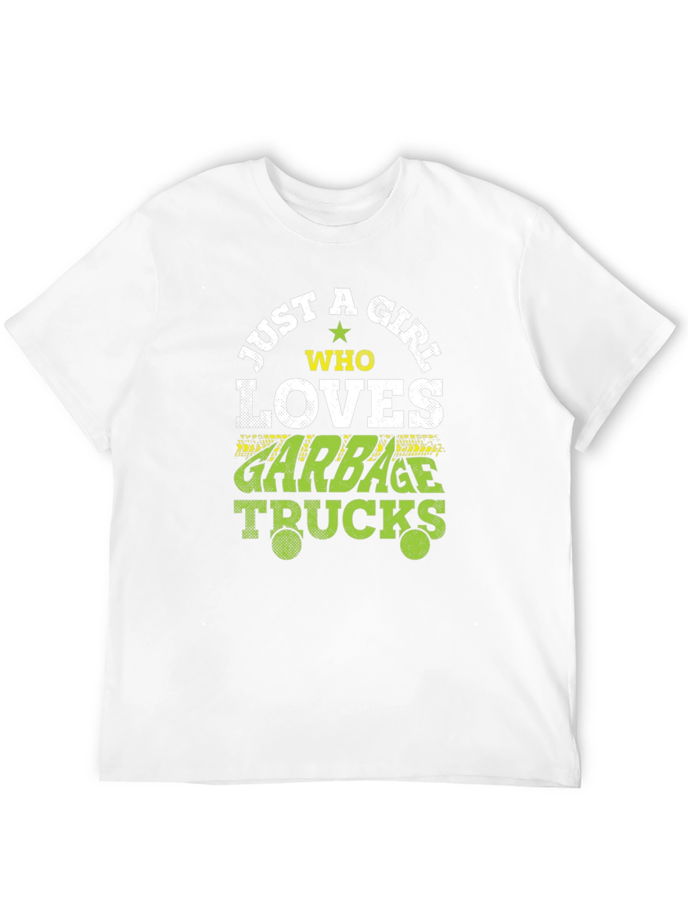 Black Girl Who Loves Garbage Trucks T-Shirt view 12