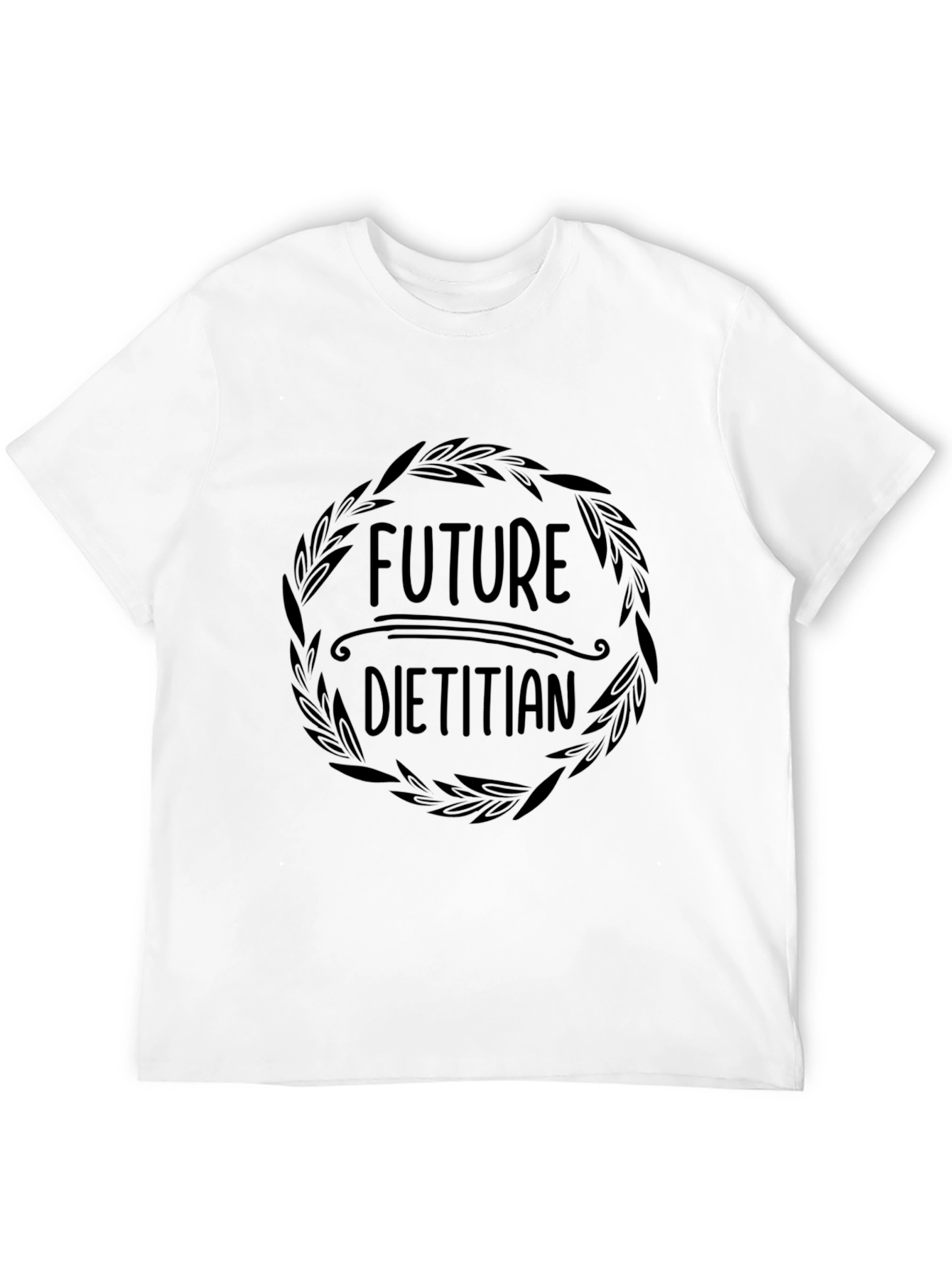 Black Future Dietitian Graphic T-Shirt view 12