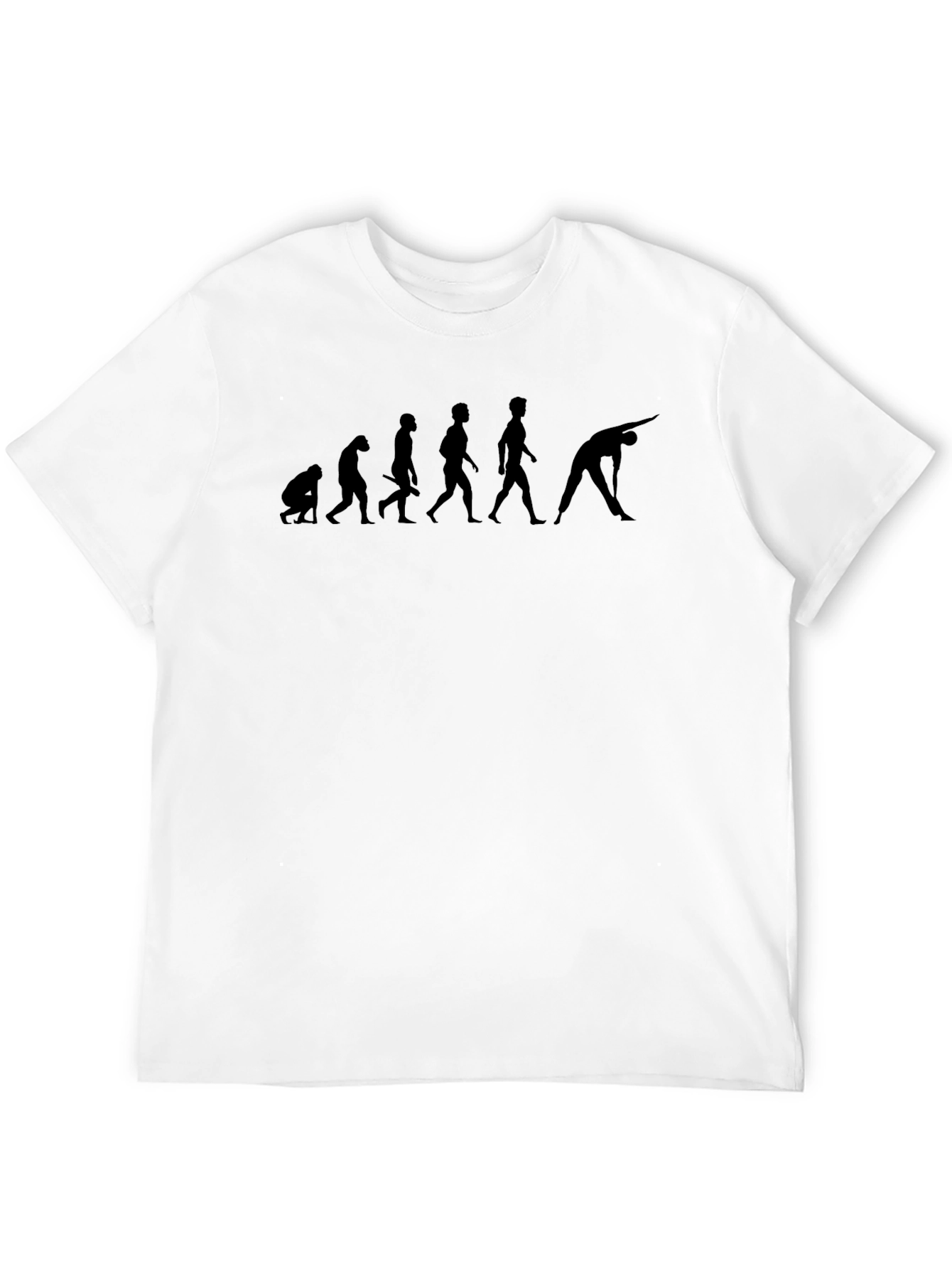 Black Evolution Yoga T-Shirt - Black view 12