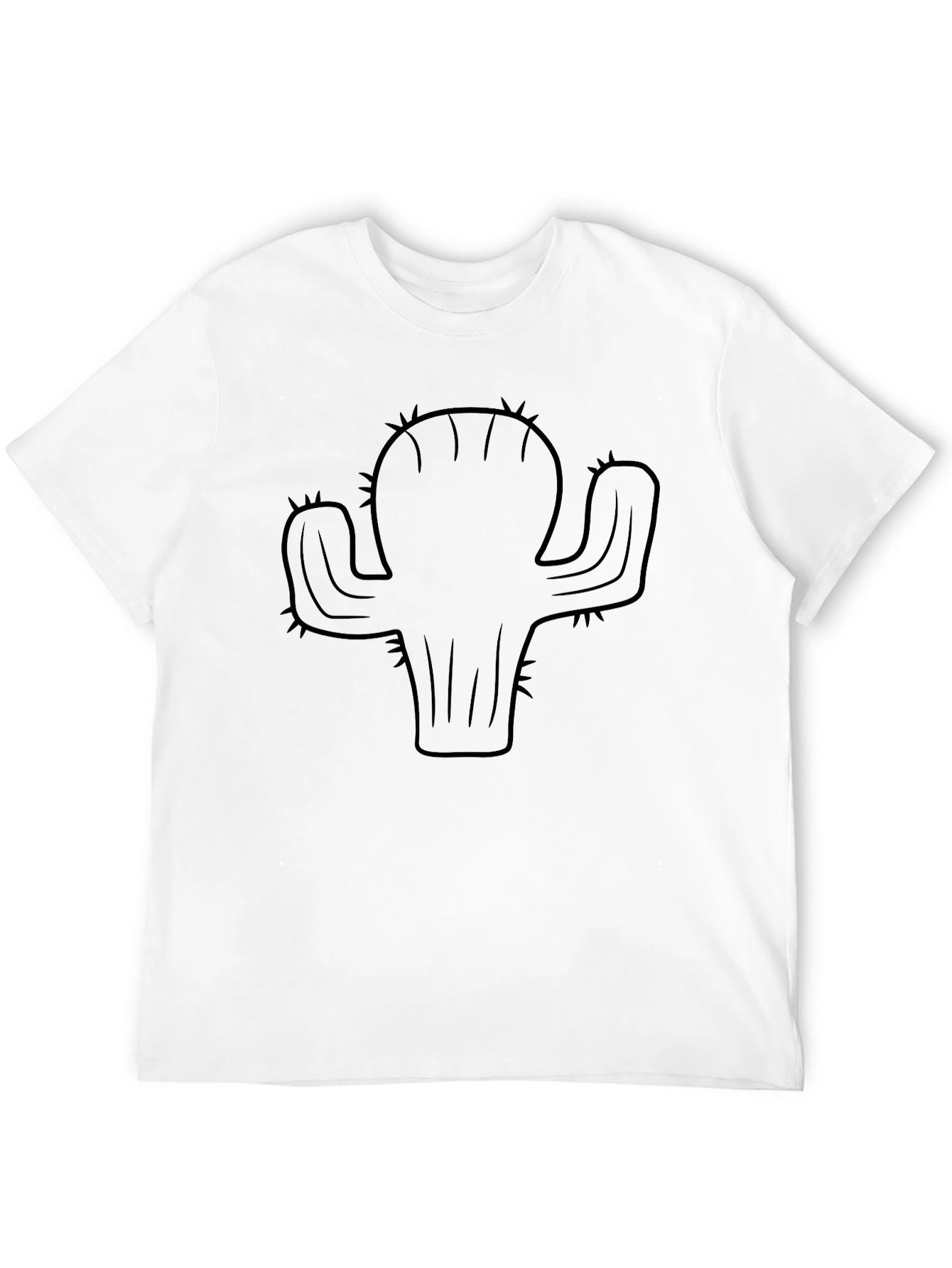 Black Cactus Graphic Black T-Shirt - Desert Style view 12