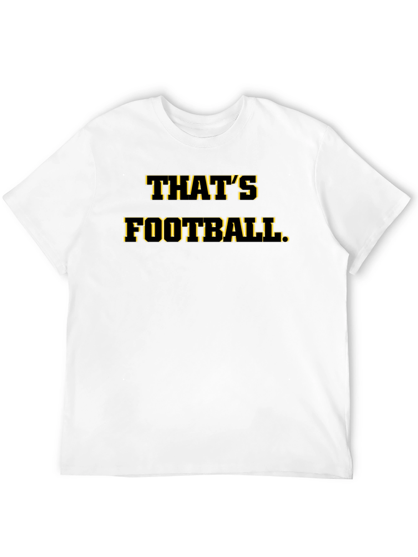 Black That's Football T-Shirt Black view 12