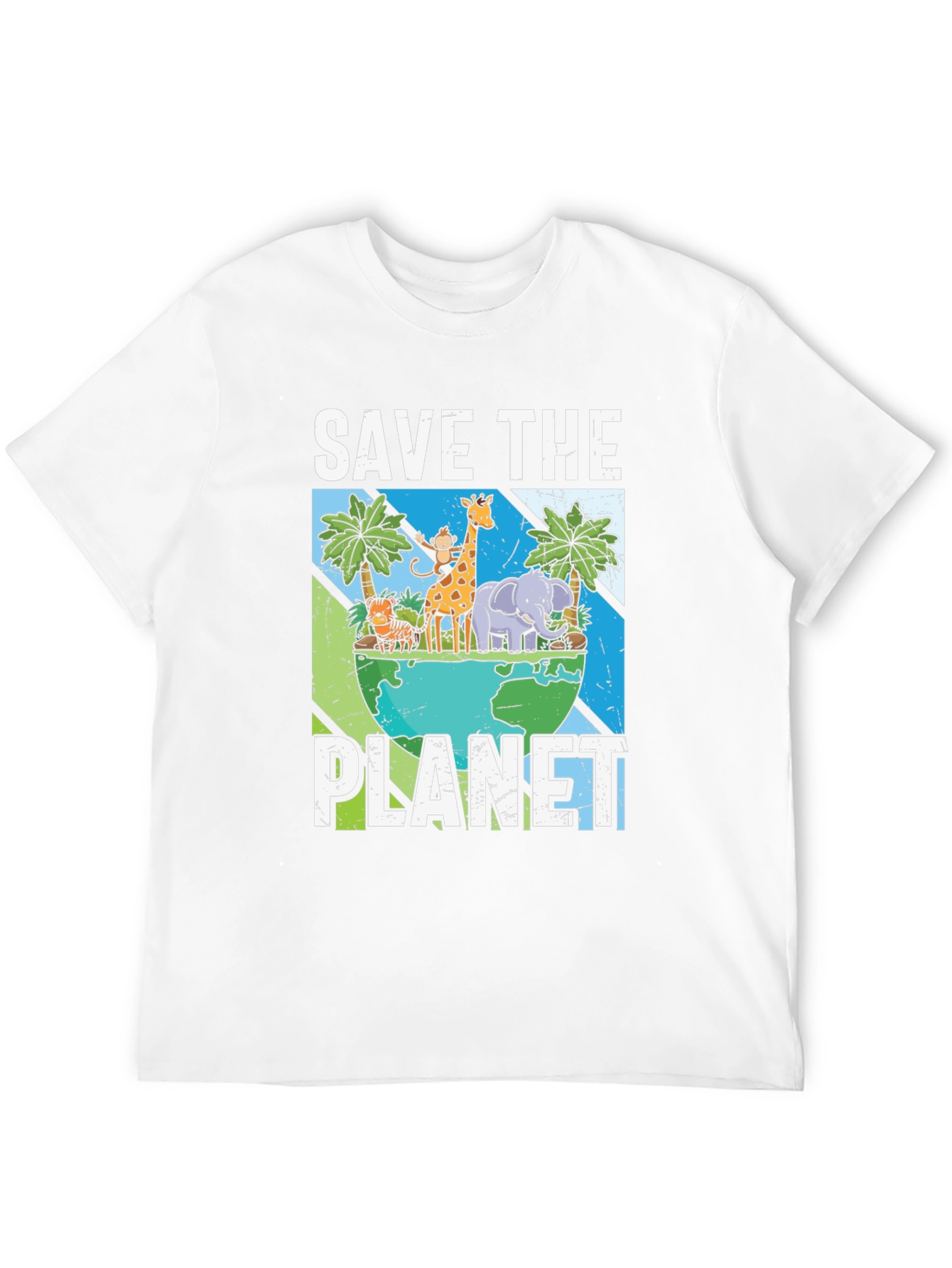 Black Save The Planet Graphic T-Shirt view 12