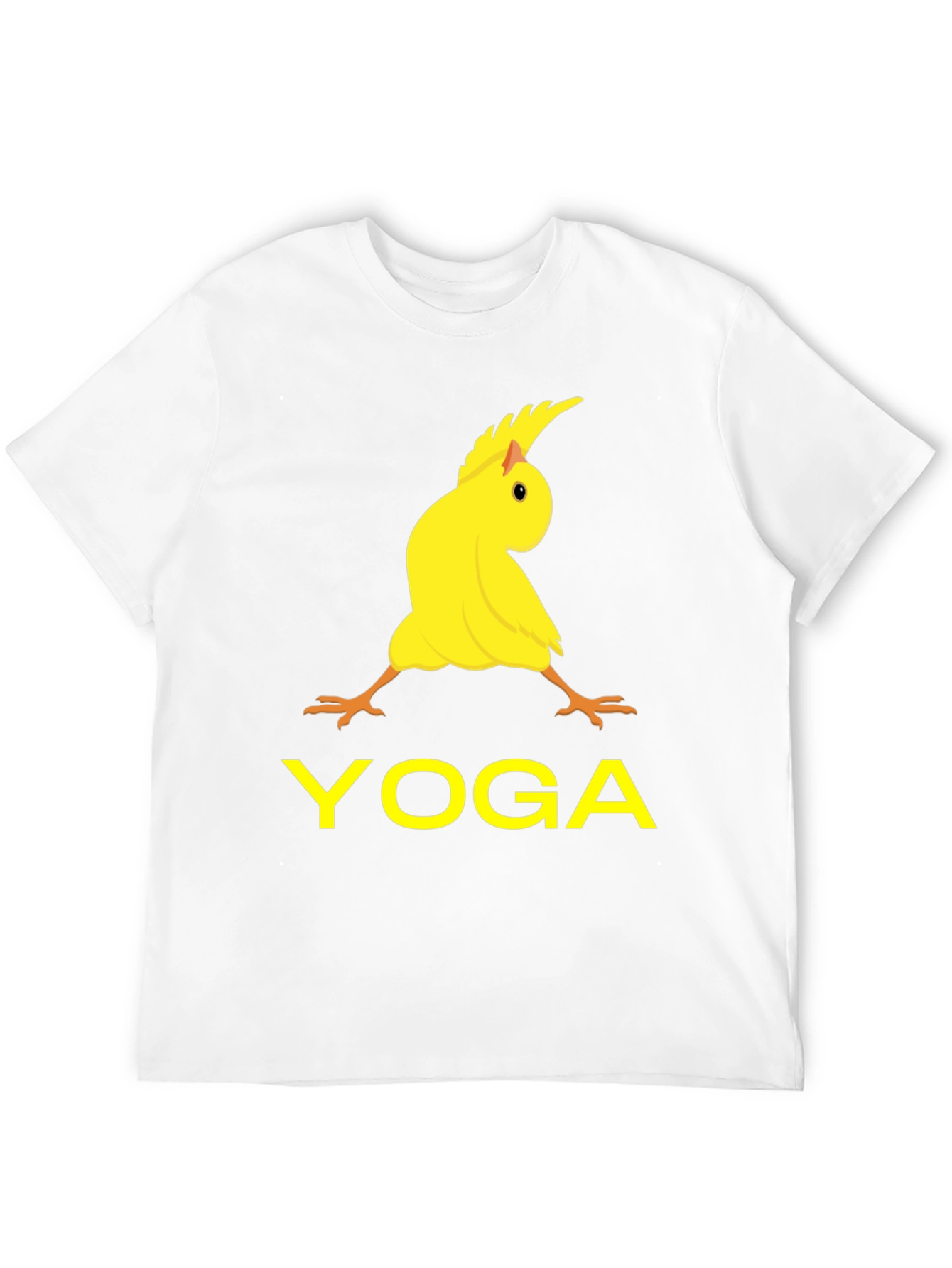 Black Yoga Cockatiel Black T-Shirt view 12
