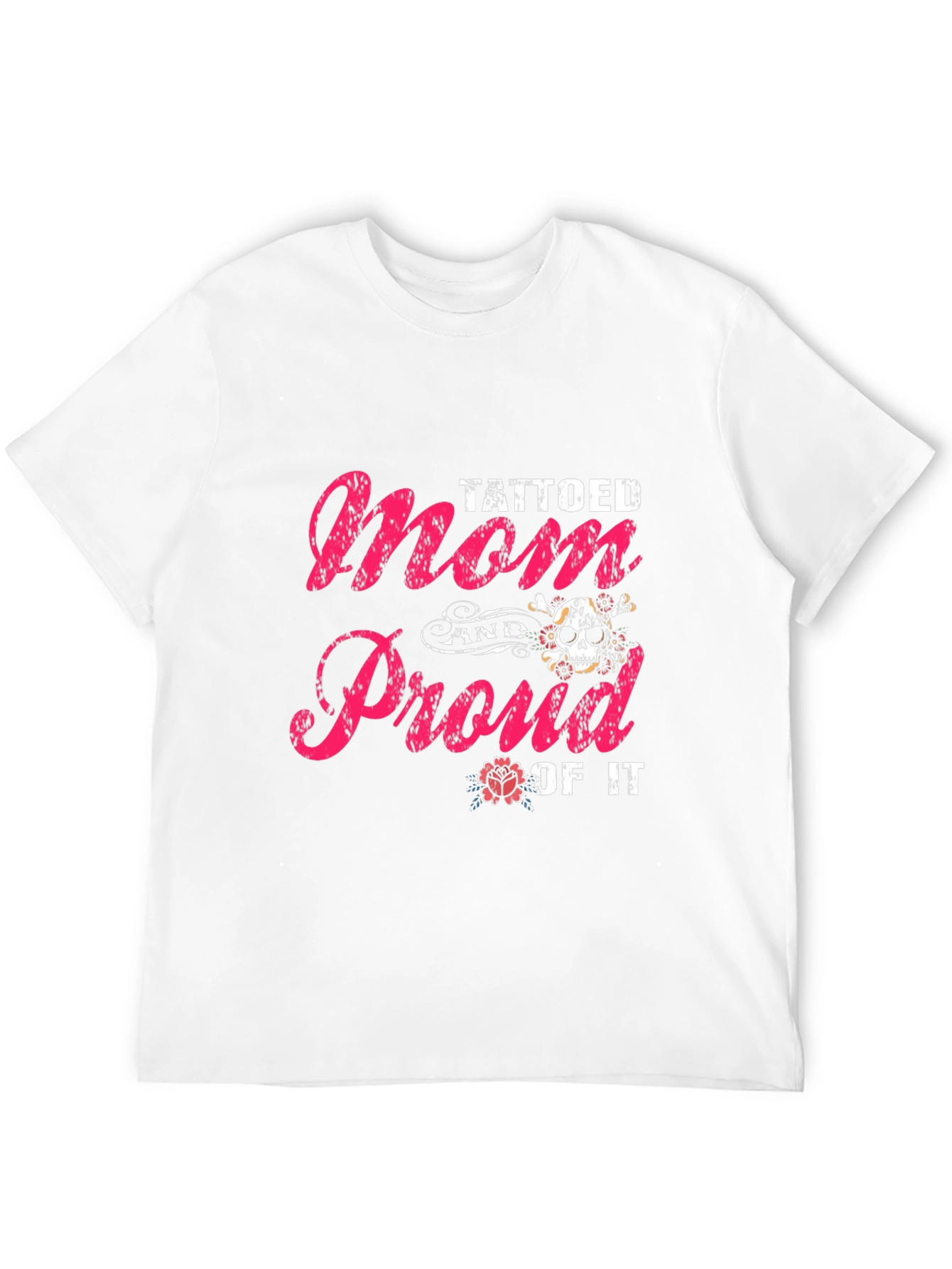 Tattooed Mom & Proud T-Shirt - Black - 12
