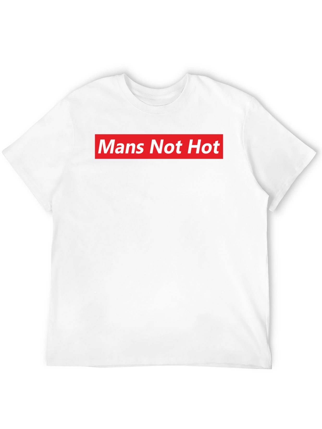 Black Mans Not Hot T-Shirt - Bold Statement Tee view 12