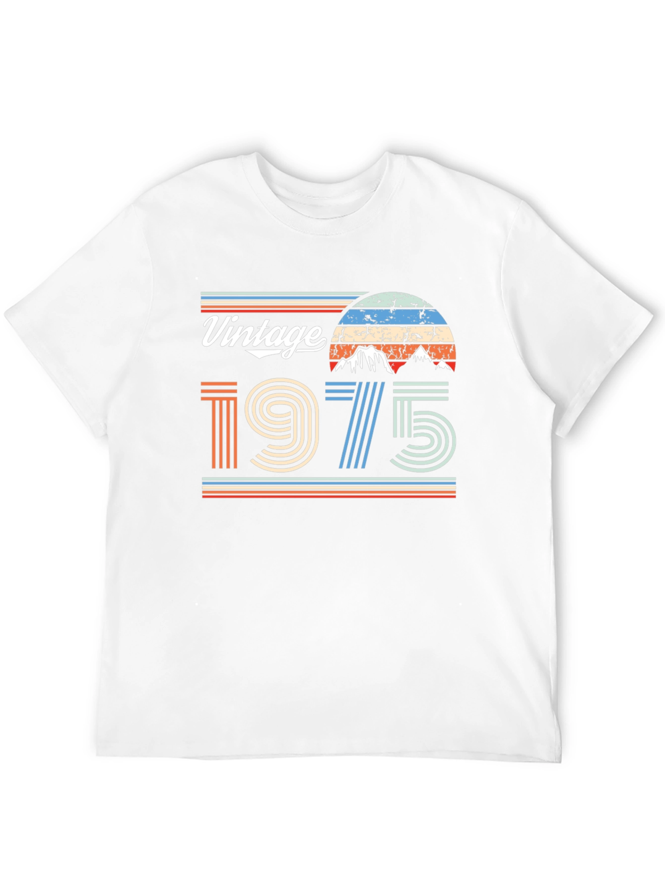 Black Vintage 1975 Graphic T-Shirt - Retro Style view 12