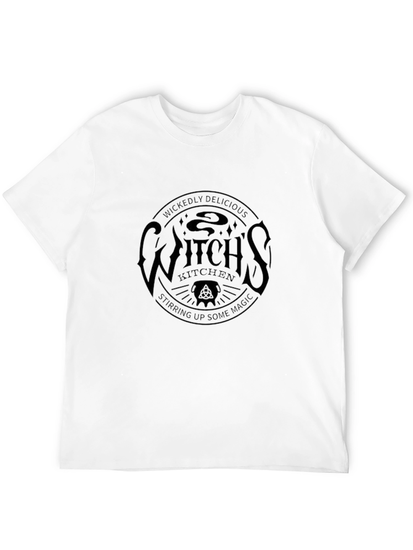 Black Witch's Kitchen Black T-Shirt - Wickedly Delicious Magic view 12
