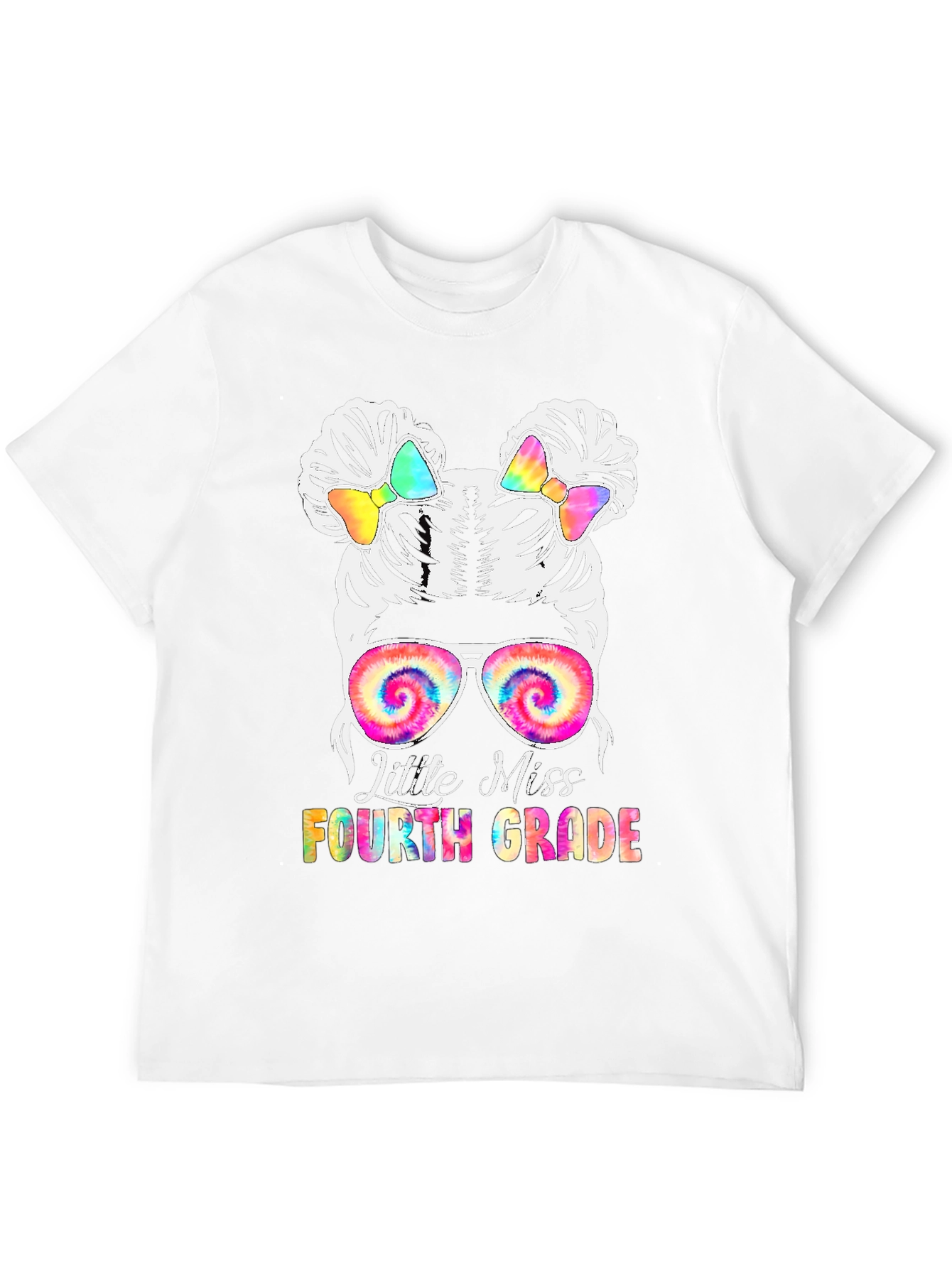 Black Cute Fourth Grade Teacher T-Shirt view 12