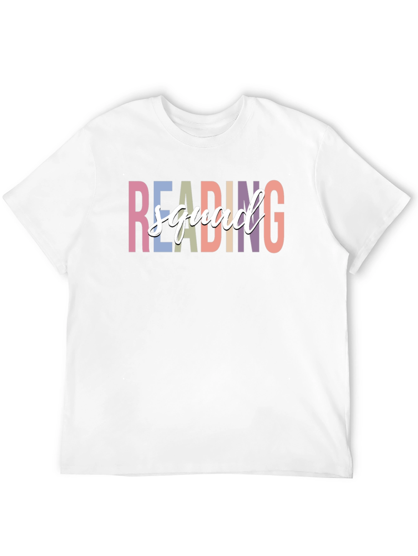 Black Reading Squad T-Shirt - Fun Graphic Tee view 12