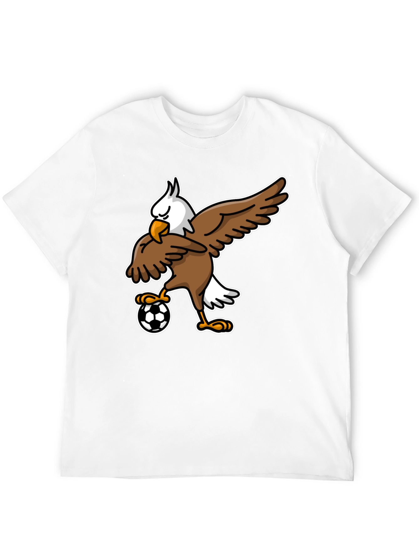 Black Soccer Eagle Graphic Tee - Black view 12