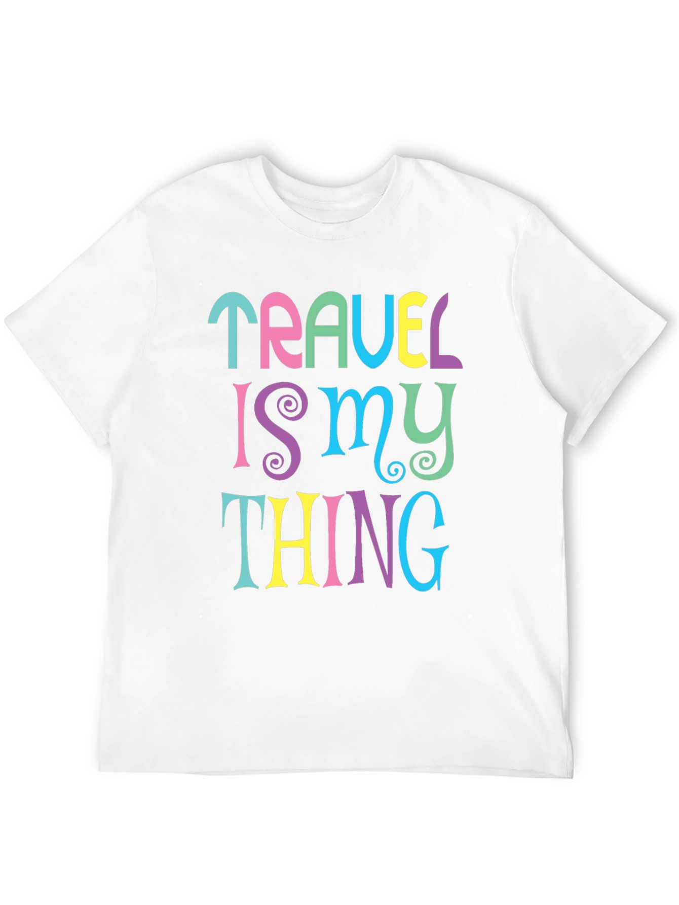 Black Travel is My Thing Graphic T-Shirt view 12