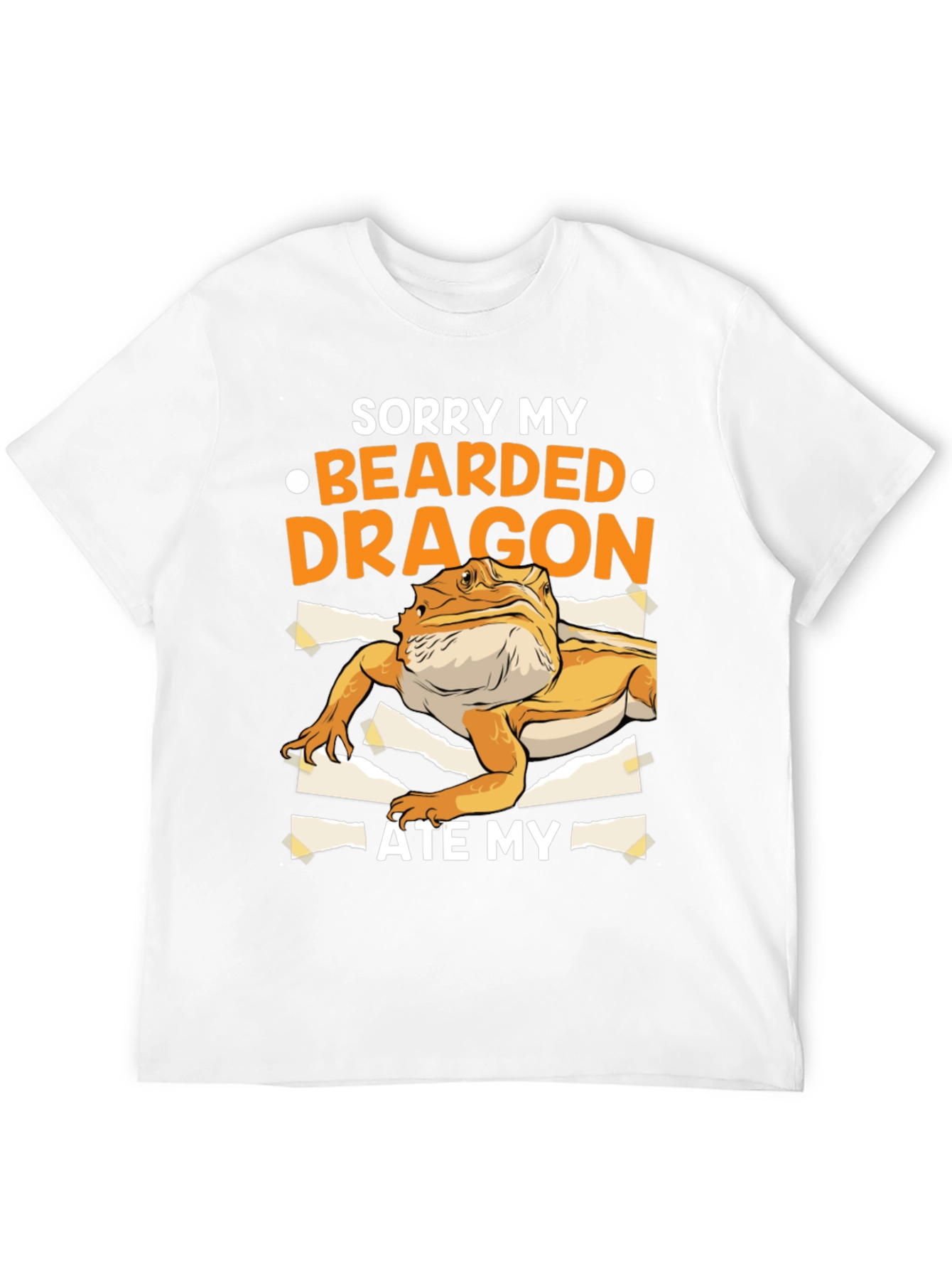Black Bearded Dragon Ate My Homework T-Shirt Funny Lizard Lover Tee view 12