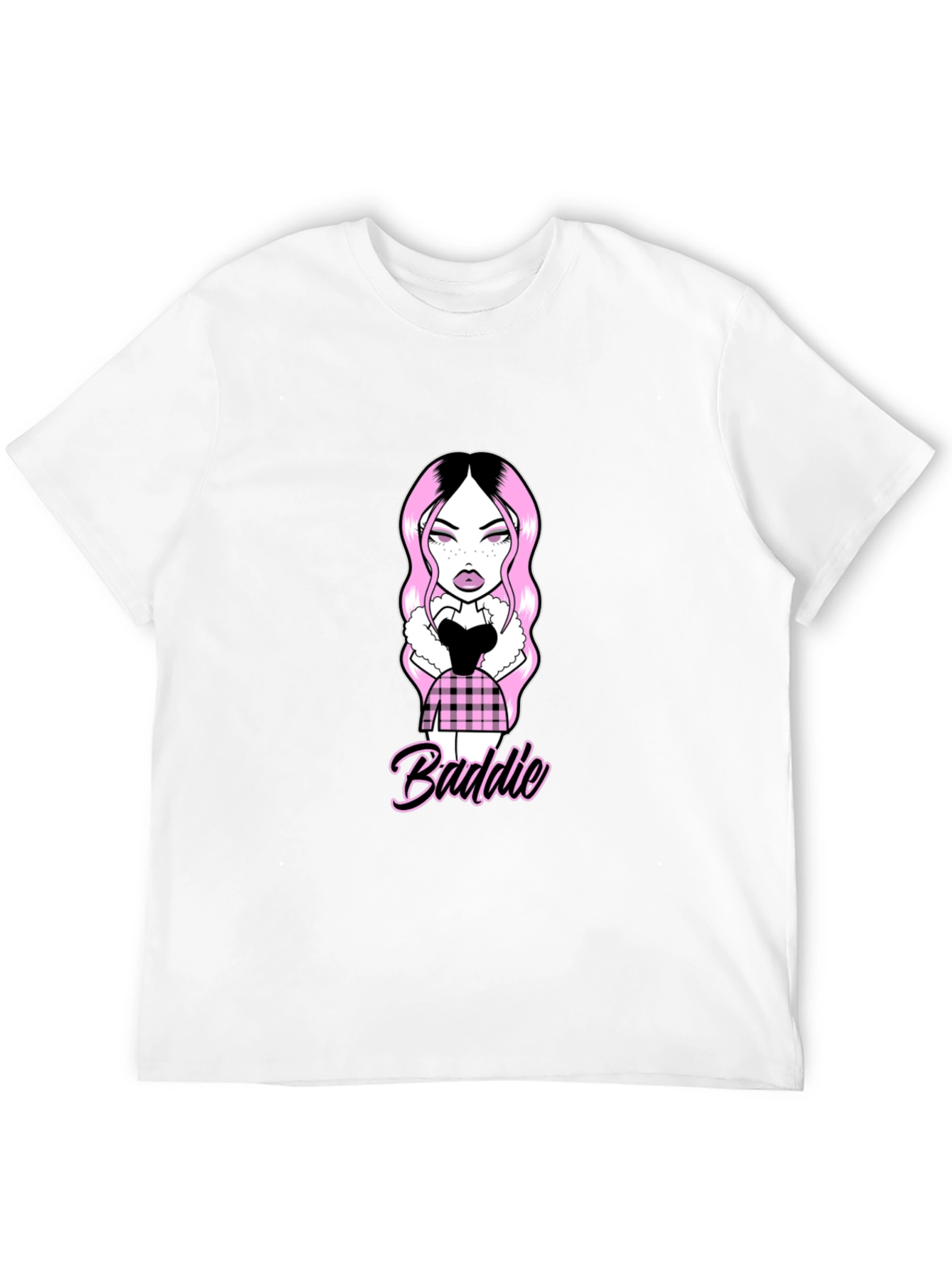 Black Baddie Girl Graphic Tee view 12